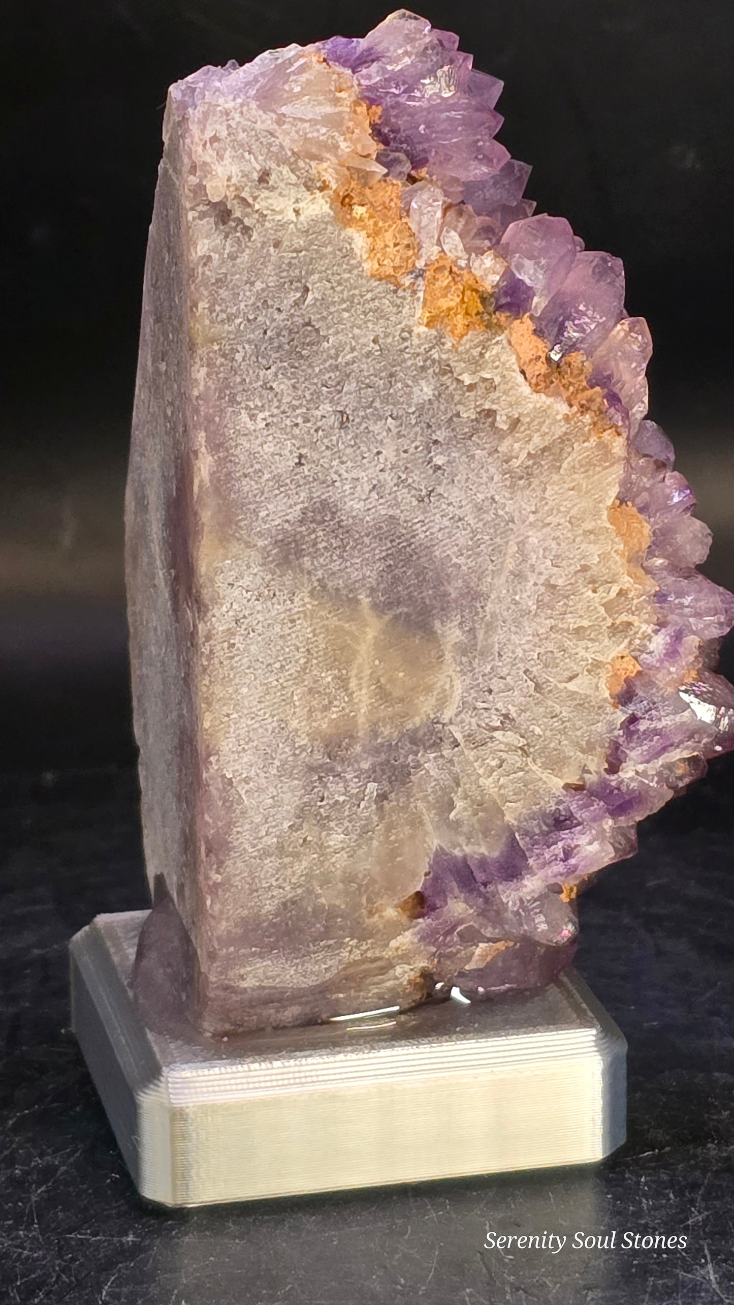 Architectural Open-Point Amethyst Display Cluster – Alaçam, Turkey – 0.278 lbs