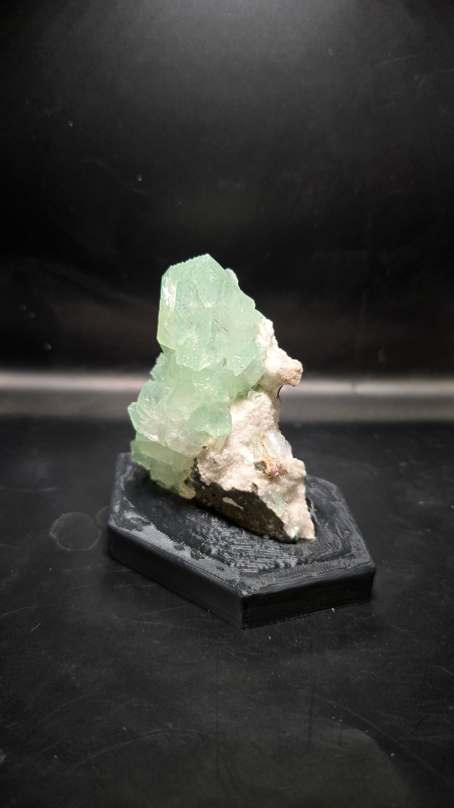 Green Apophyllite Specimen – Maharashtra, India – 0.274 lbs