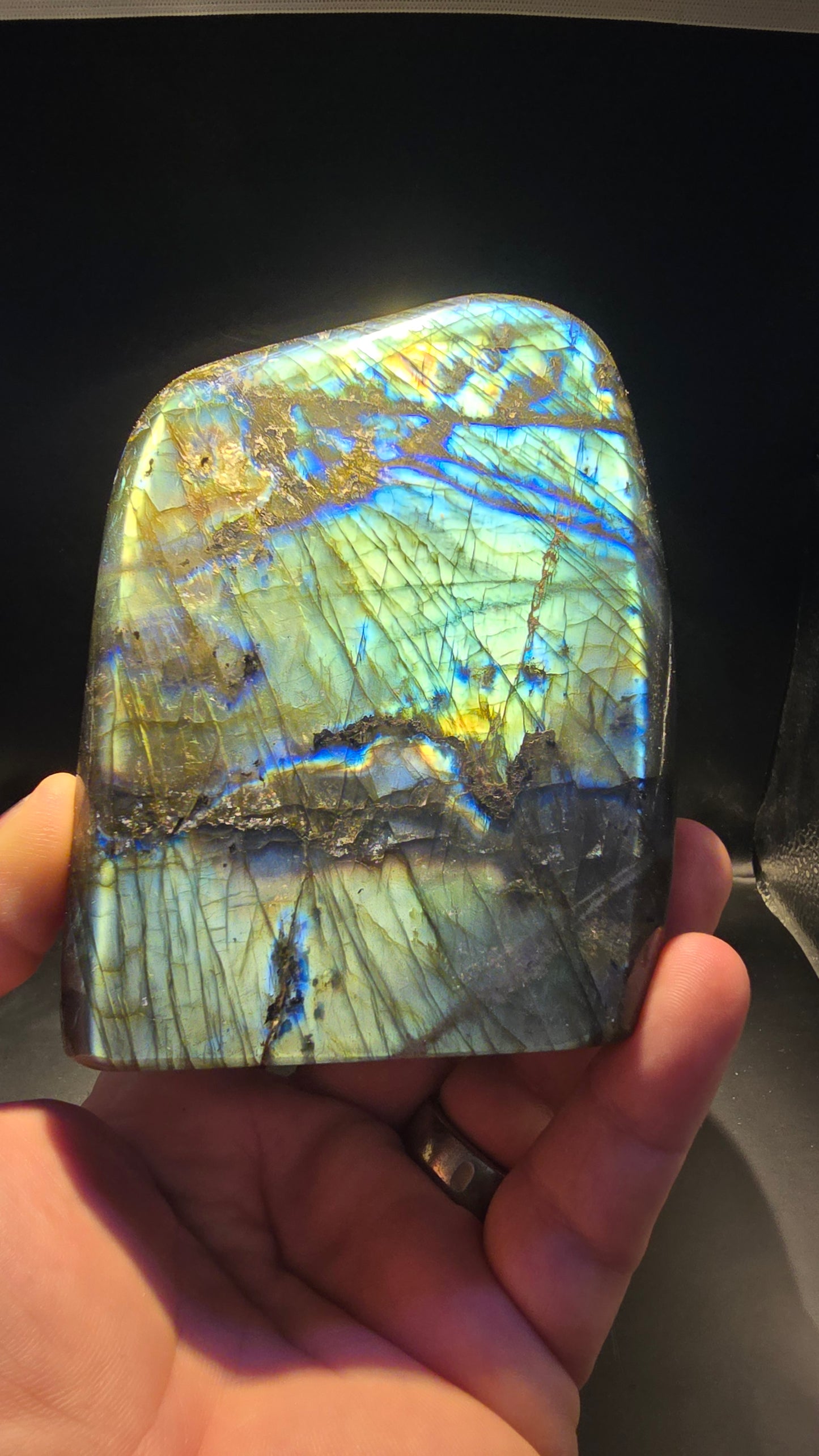 Madagascar Labradorite Freeform – Golden Sunset Flash – 2 lbs