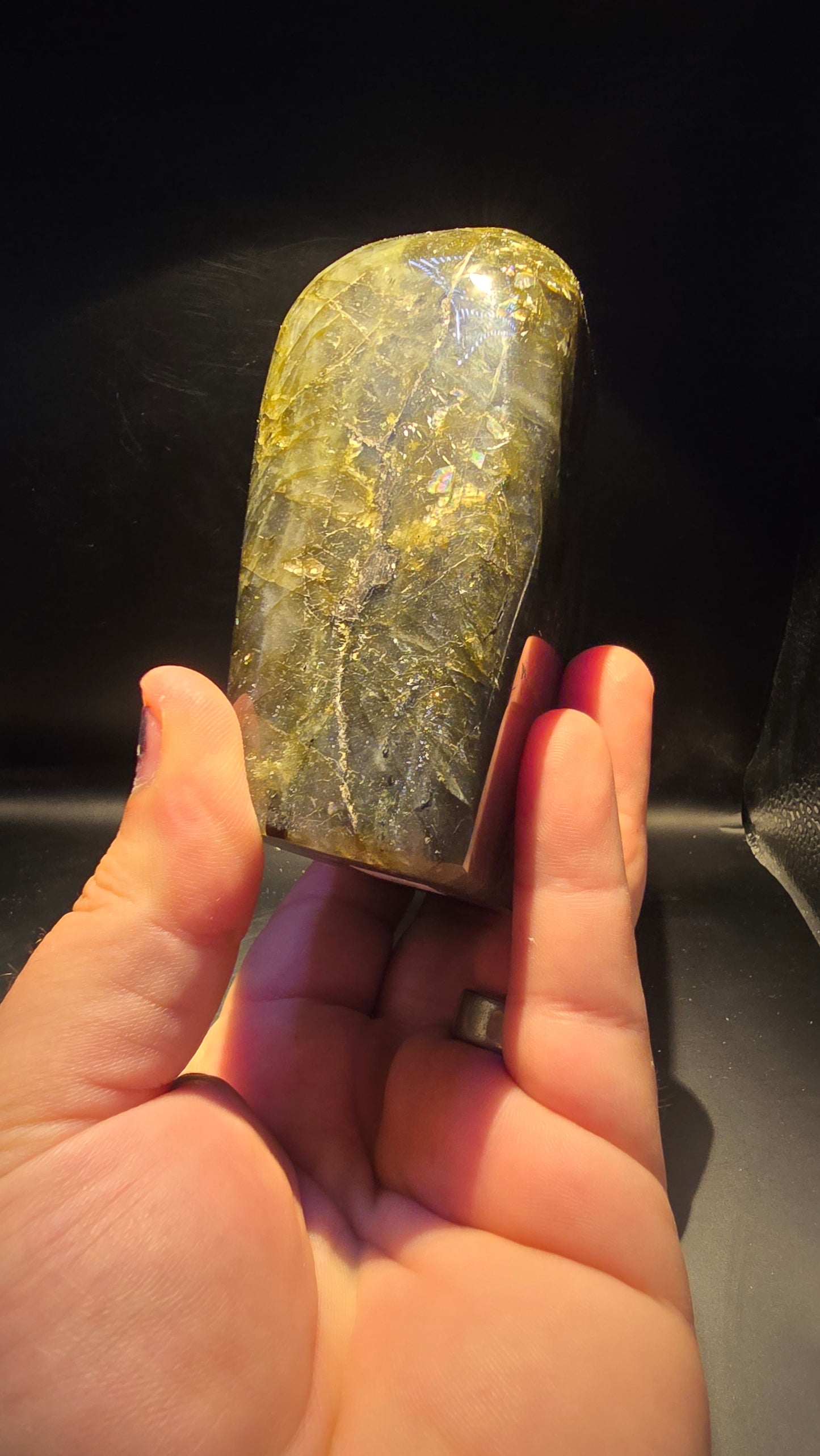 Madagascar Labradorite Freeform – Golden Sunset Flash – 2 lbs