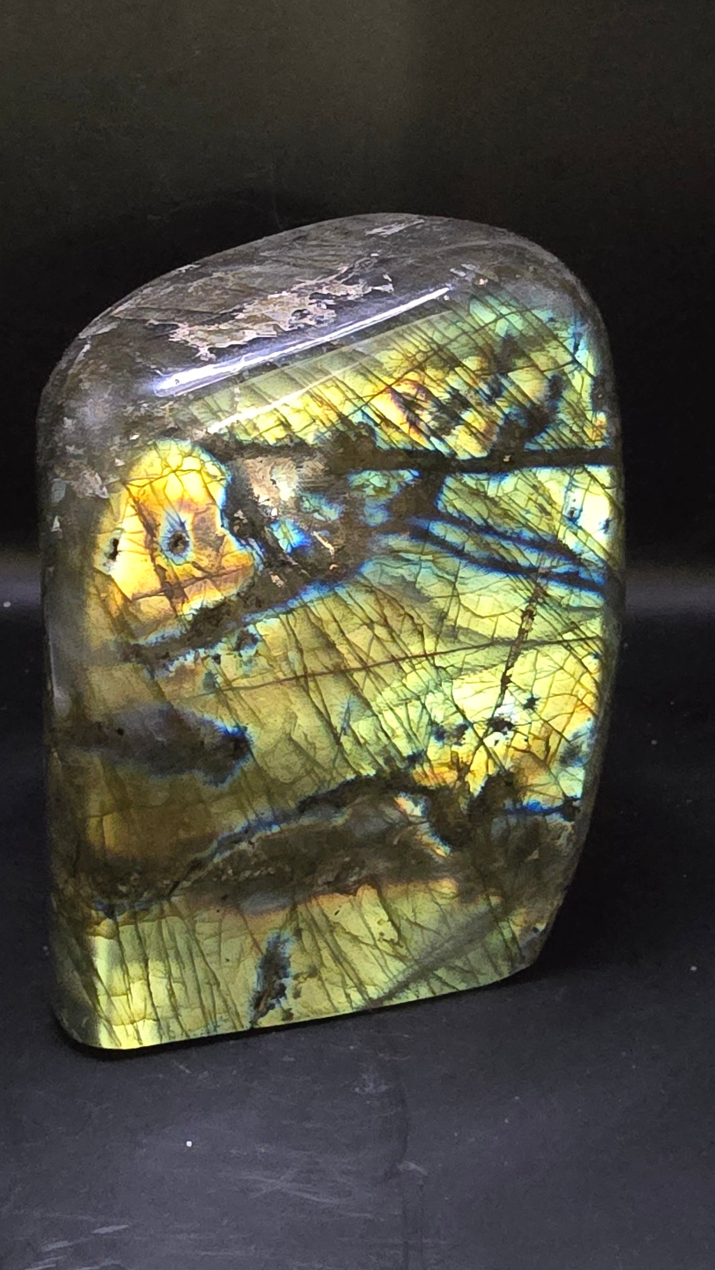 Madagascar Labradorite Freeform – Golden Sunset Flash – 2 lbs