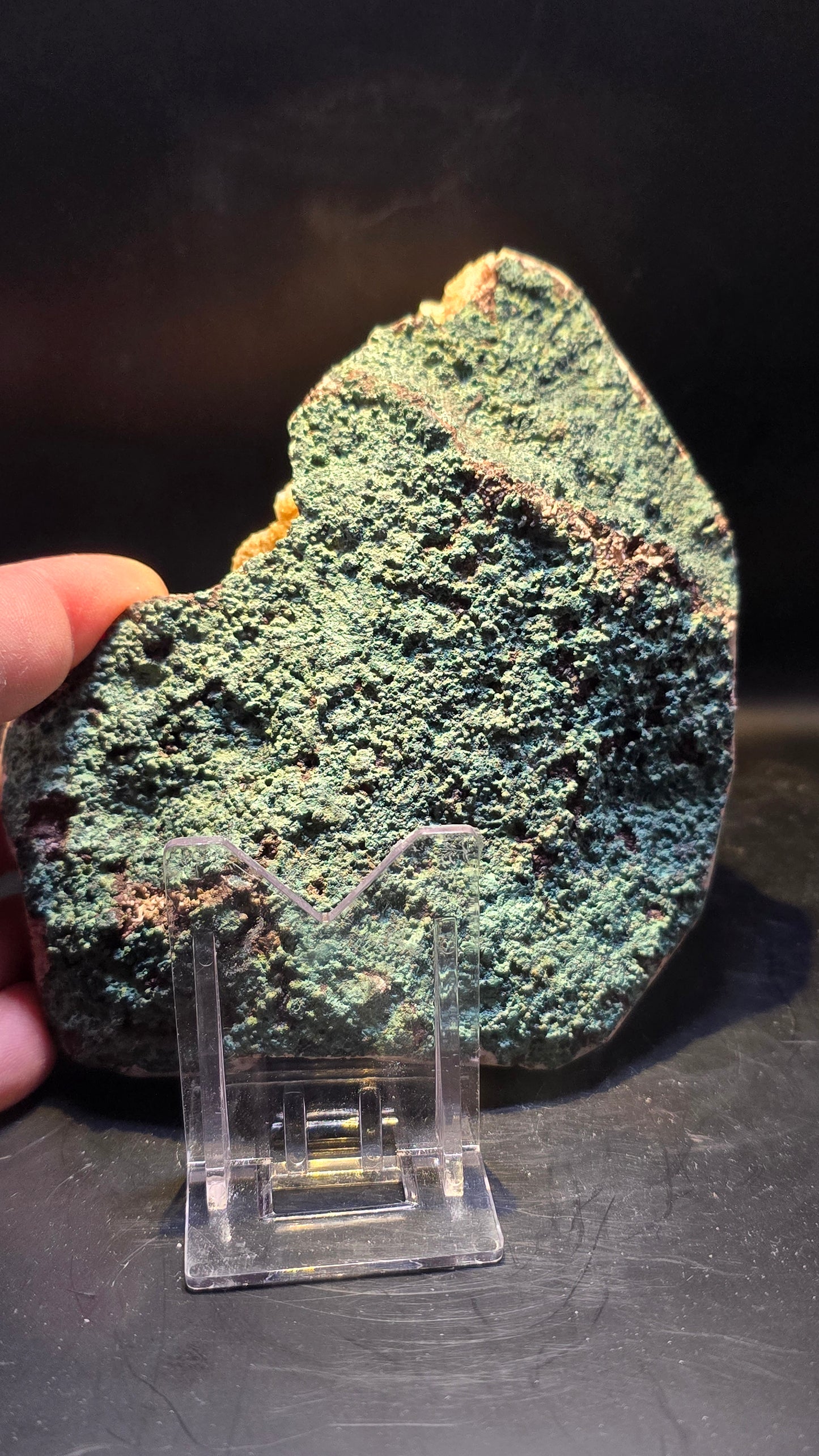 Golden Cubic Apophyllite with Needle Barite – Maharashtra, India – 1.09 lbs