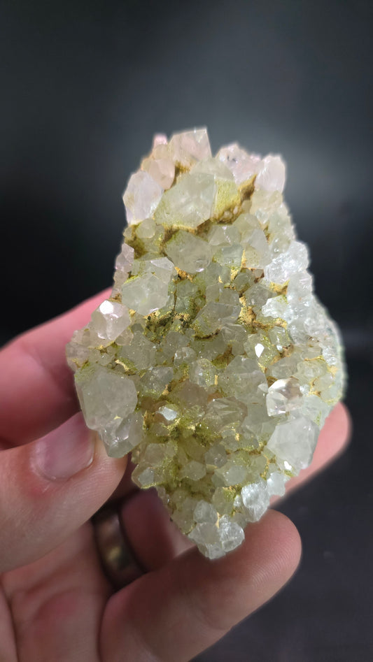 Fairy Forest Epidote & Quartz Cluster – Eastern Anatolia, Turkey – 0.41 lbs
