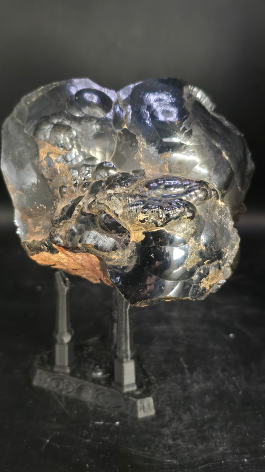 Black Chrome Botryoidal Hematite – Morocco – 1.67 lbs