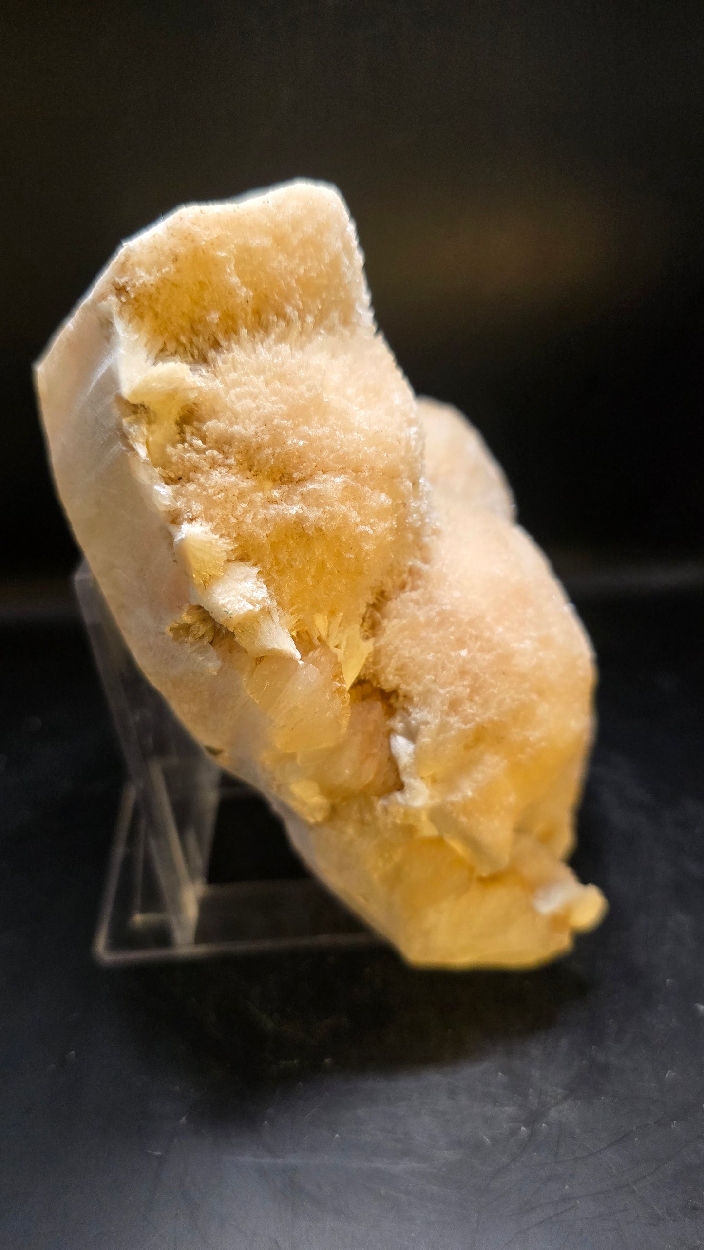 Okenite on Stilbite Matrix – Deccan Traps, Maharashtra, India – 2.01 lbs