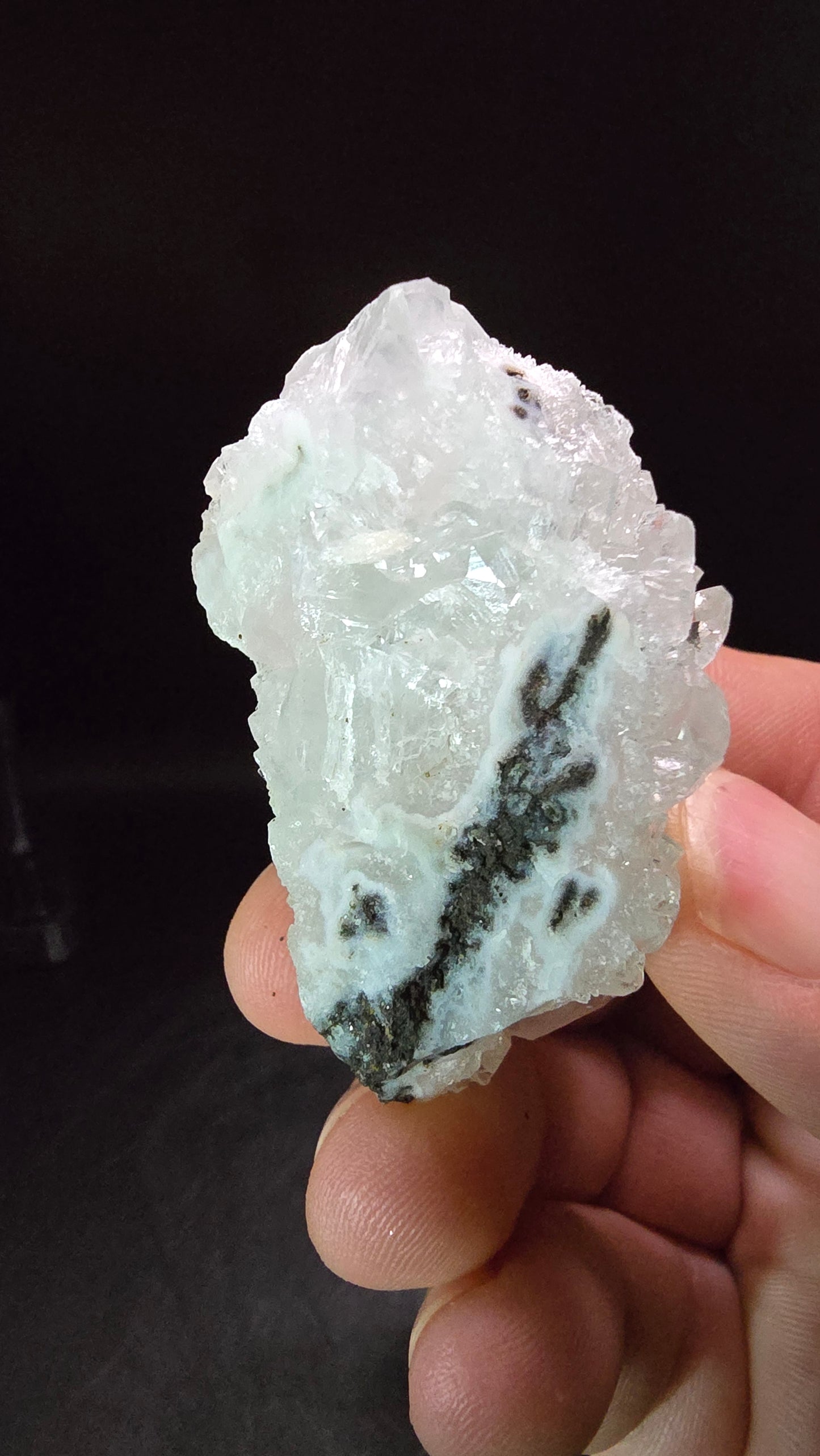 Diamond Apophyllite Cluster – Maharashtra, India – 57 Grams