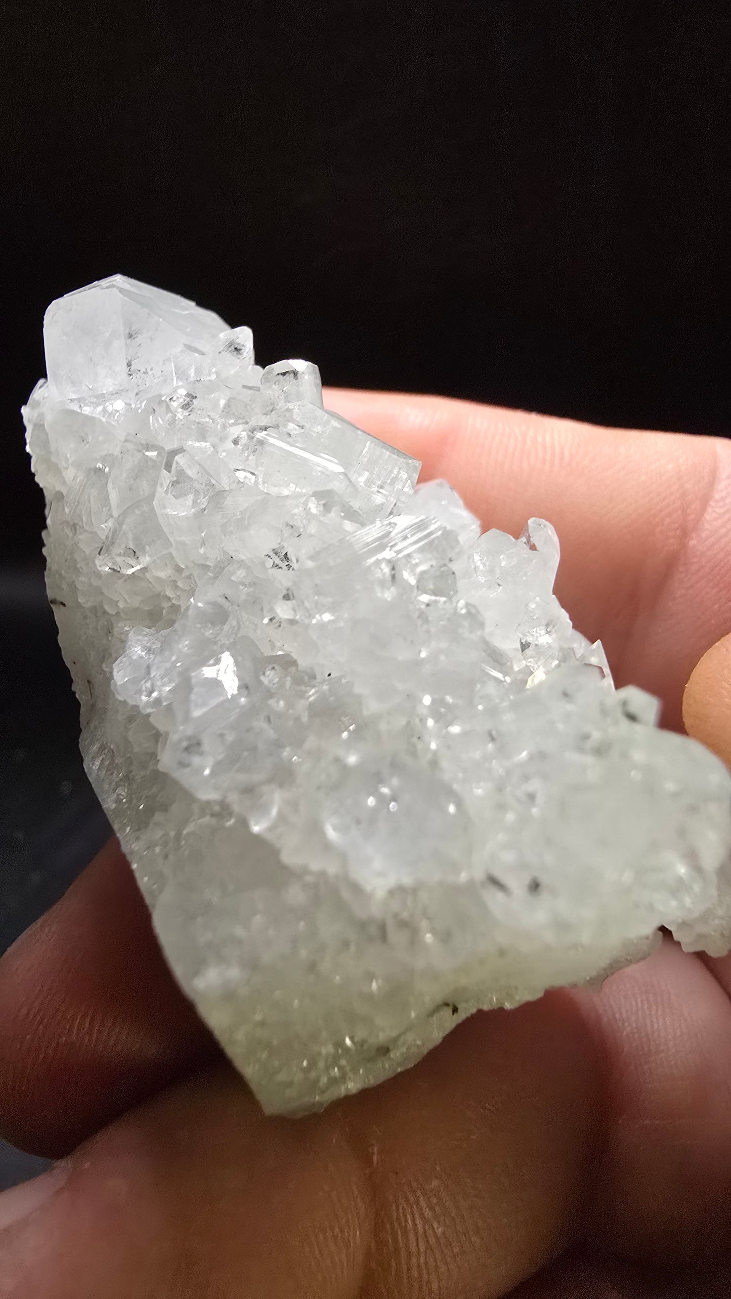 Diamond Apophyllite Cluster – Maharashtra, India – 0.15 lbs