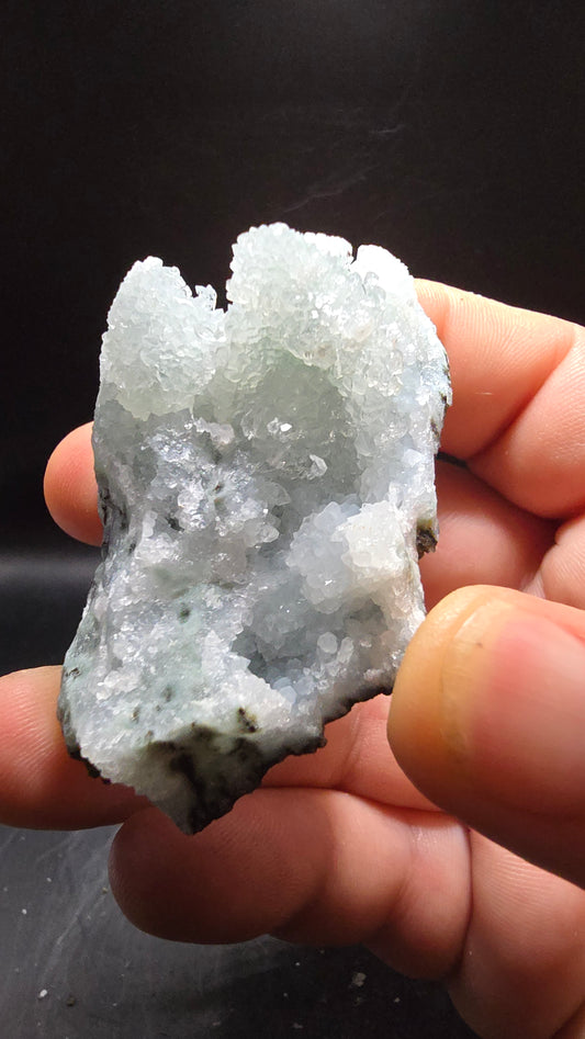 Blue Apophyllite Druzy Cluster – Maharashtra, India – 0.12 lbs
