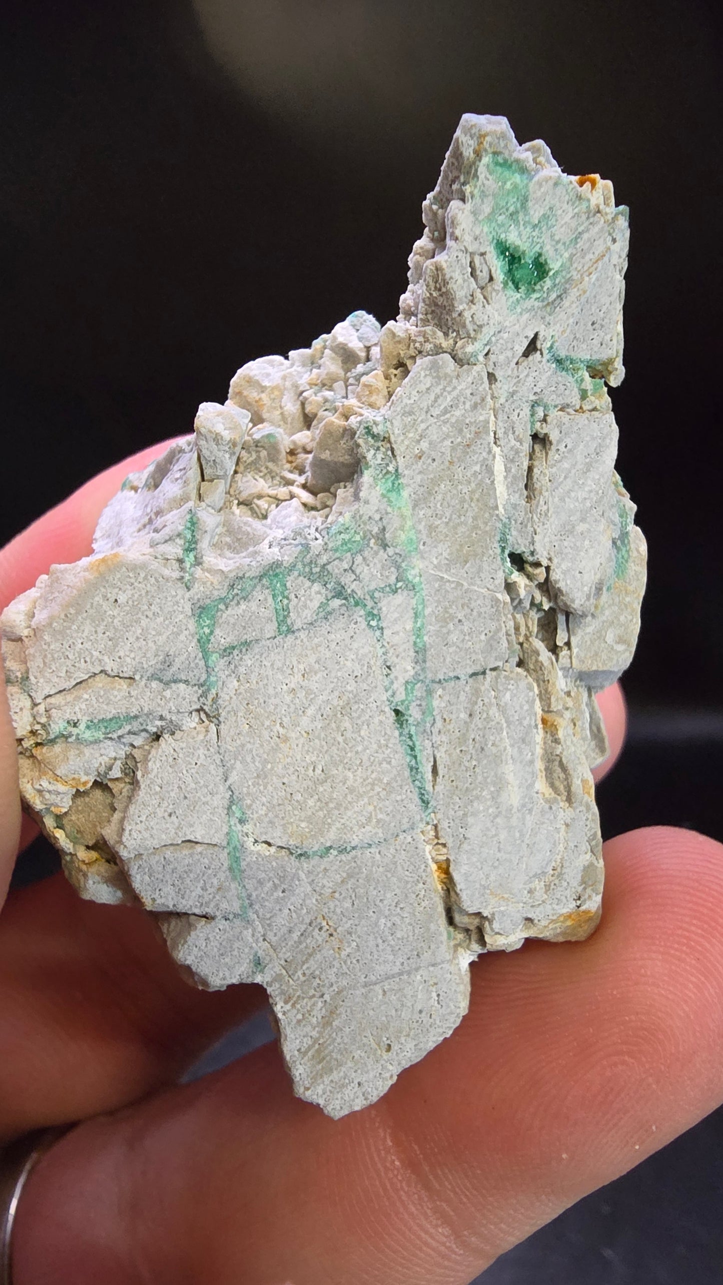 Green Druzy Variscite – Dug Hill Area, Arkansas – 43 grams