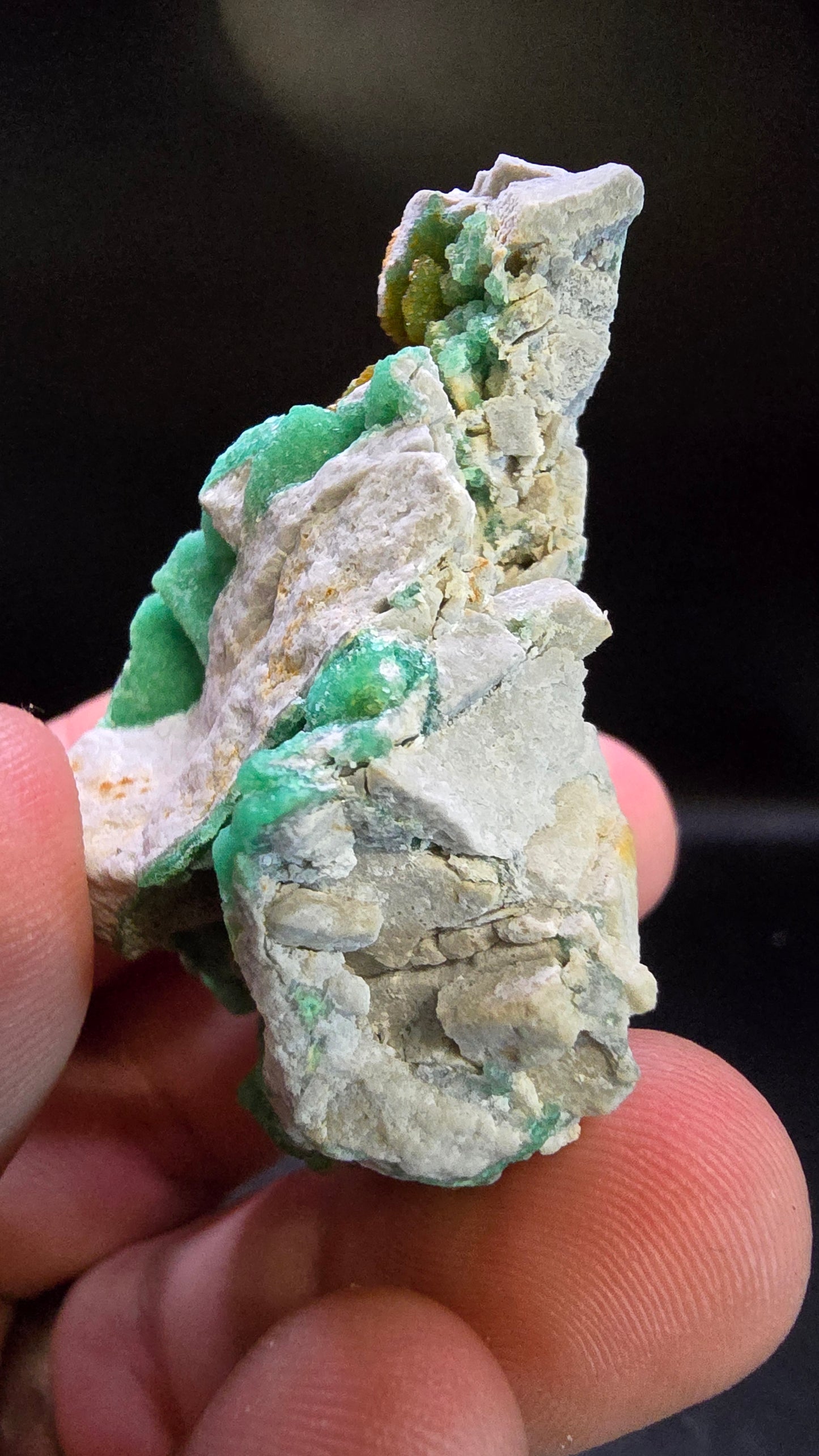 Green Druzy Variscite – Dug Hill Area, Arkansas – 43 grams