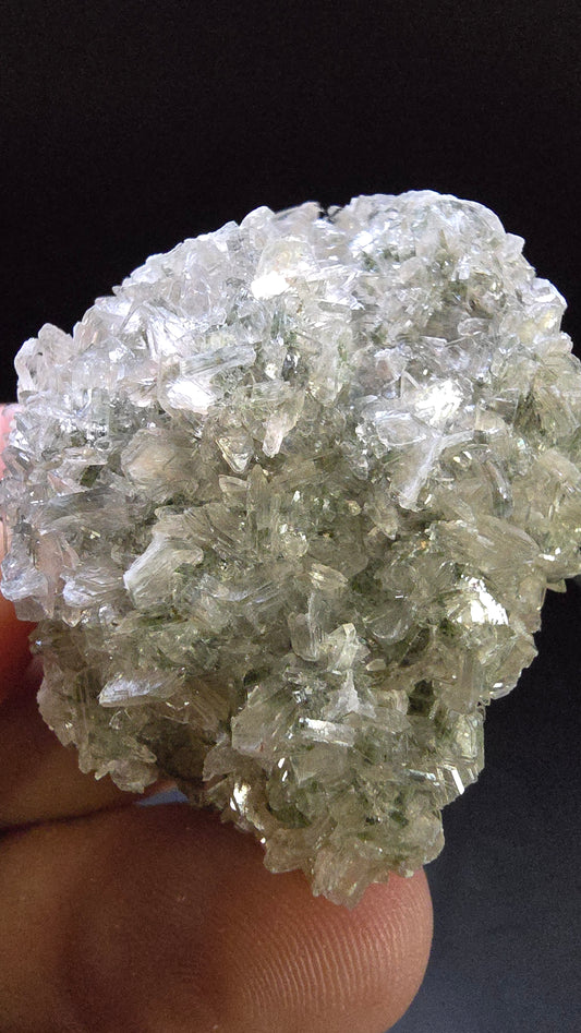 Titanium-Colored Barite with Heulandite – Deccan Traps, Maharashtra, India – 0.11 lbs