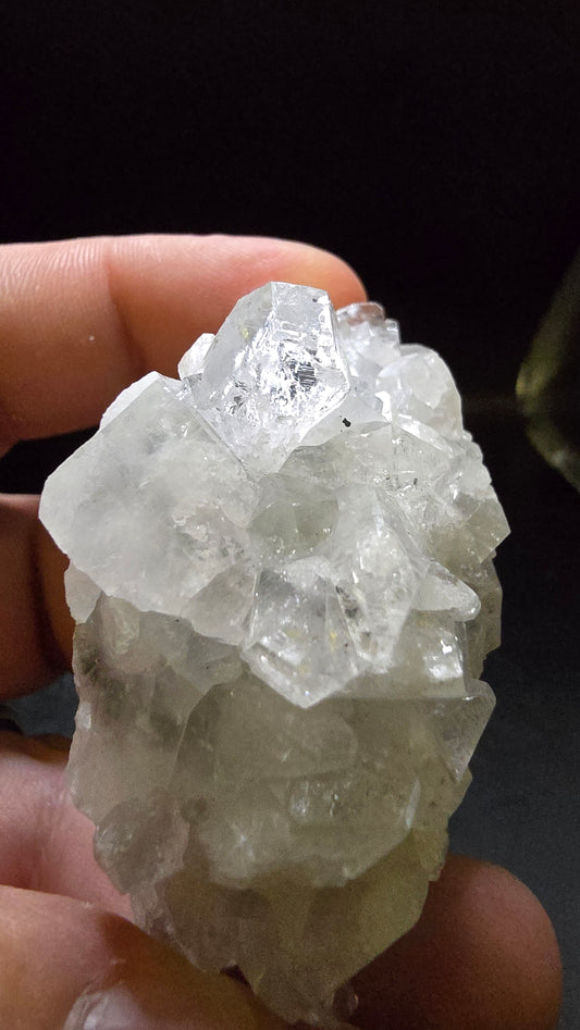 Diamond Apophyllite Cluster – Deccan Traps, Maharashtra, India – 0.15 lbs