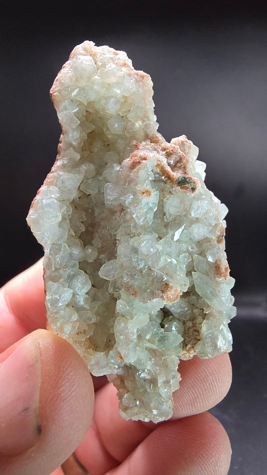 Blue Apophyllite on Chalcedony – Maharashtra, India – 38 grams