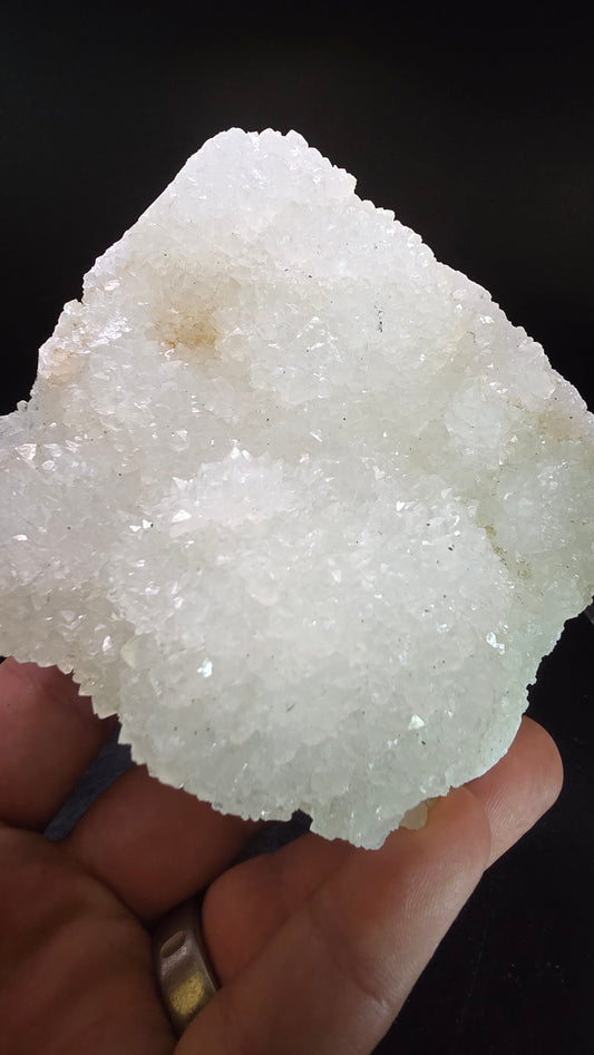 Apophyllite Druzy After Quartz – Maharashtra, India – 1.68 lbs