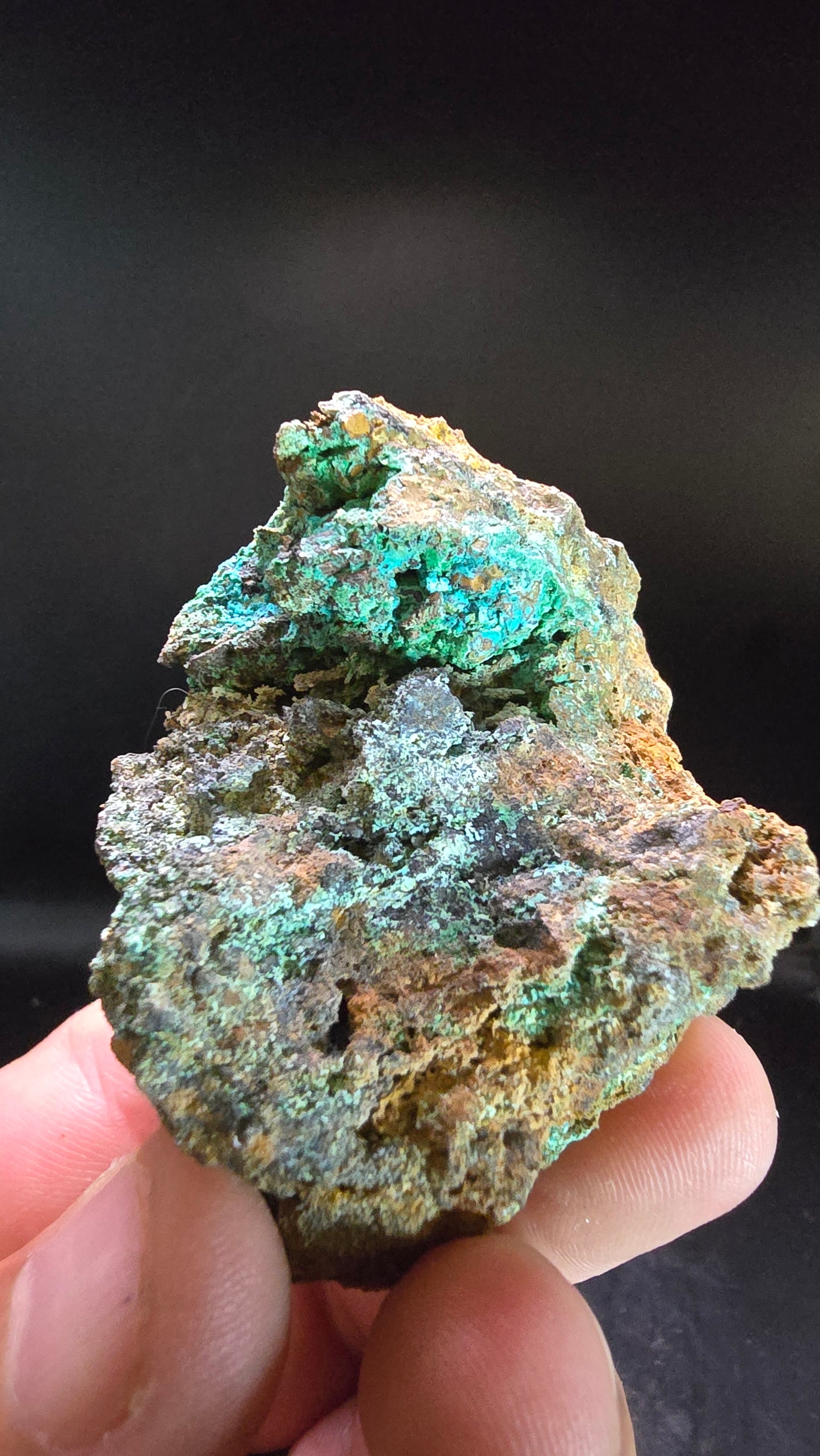 Chrysocolla – Copper King Mine, Colorado, USA – 0.21 lbs