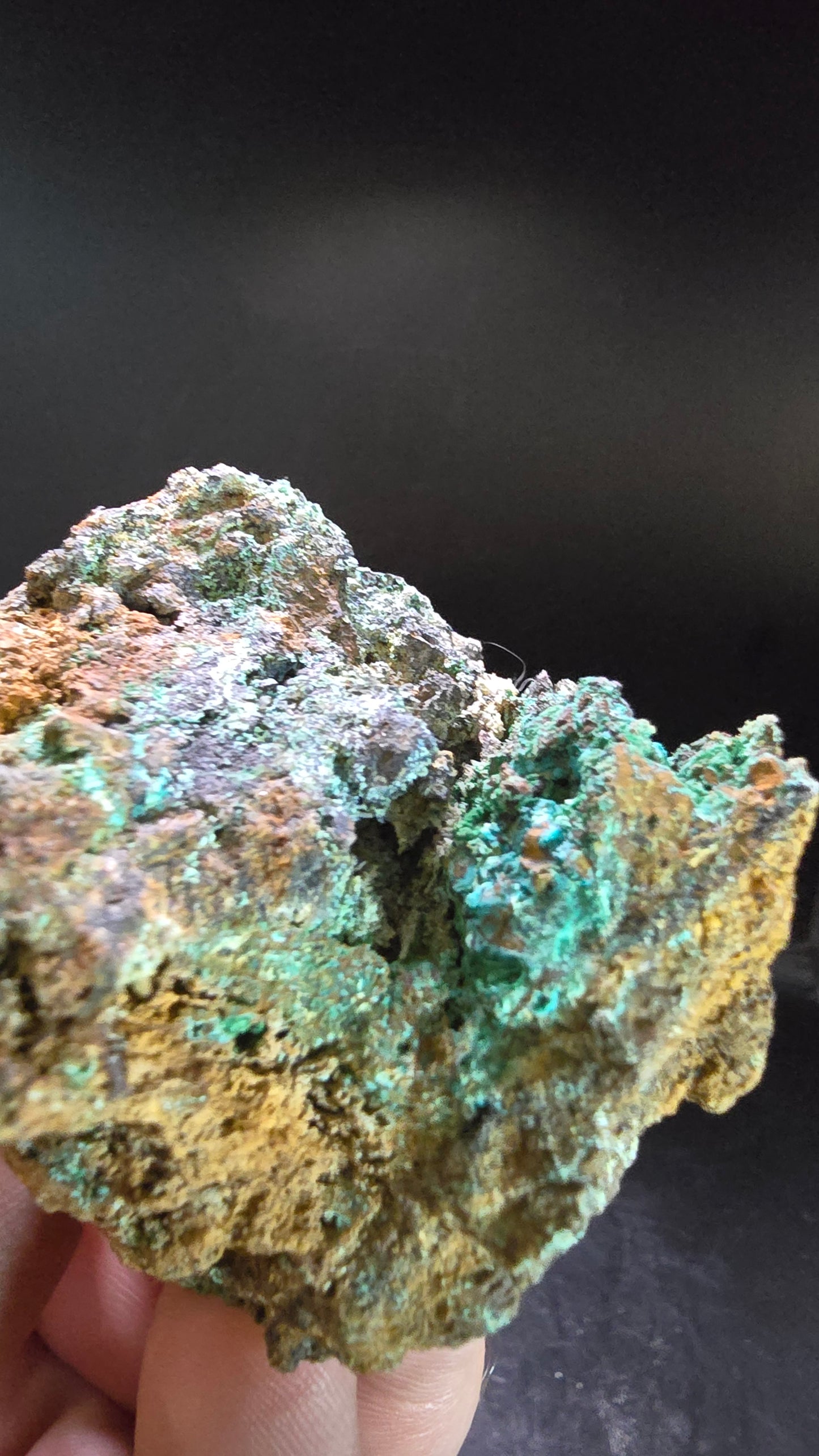Chrysocolla – Copper King Mine, Colorado, USA – 0.21 lbs