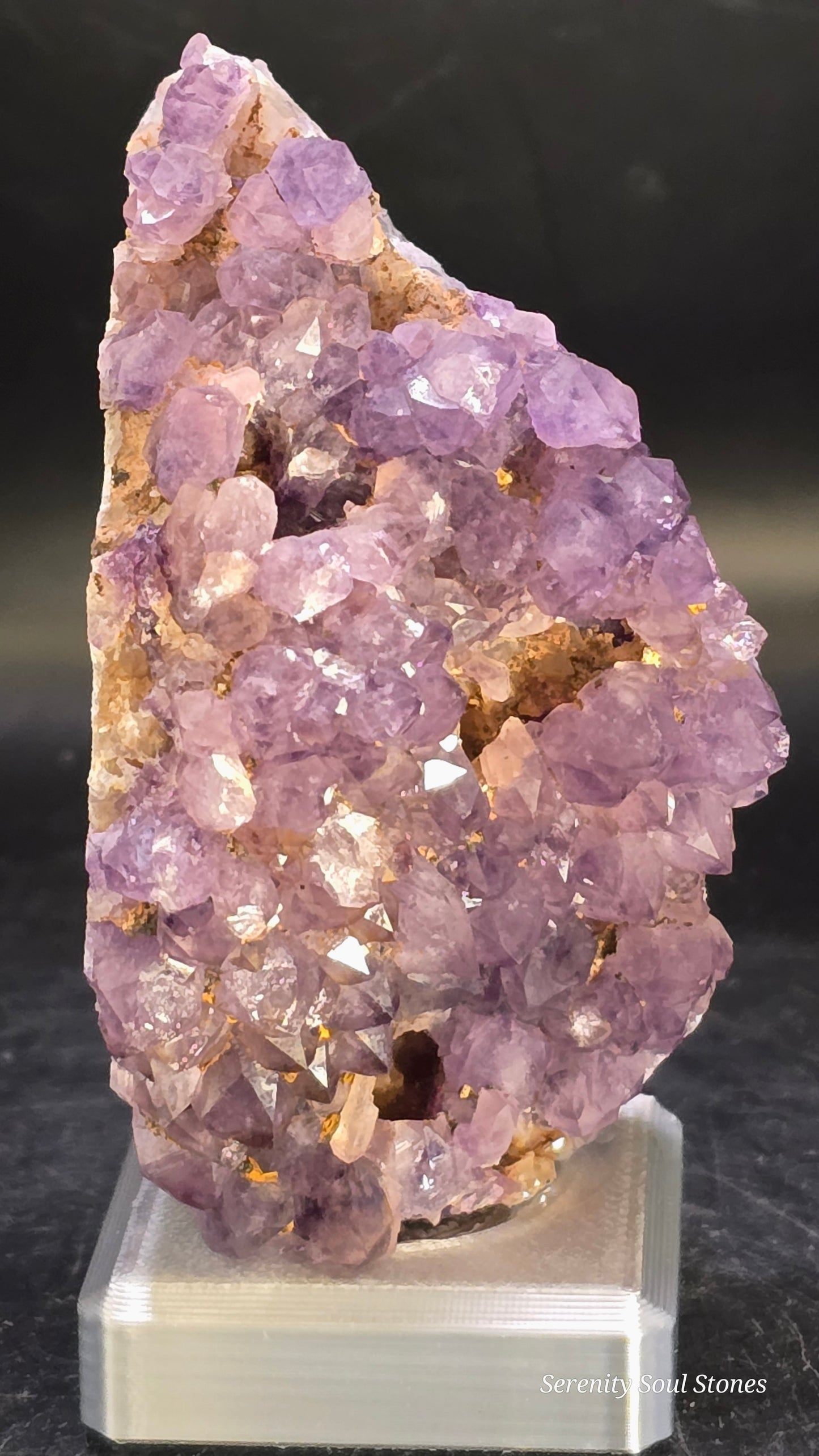Architectural Open-Point Amethyst Display Cluster – Alaçam, Turkey – 0.278 lbs