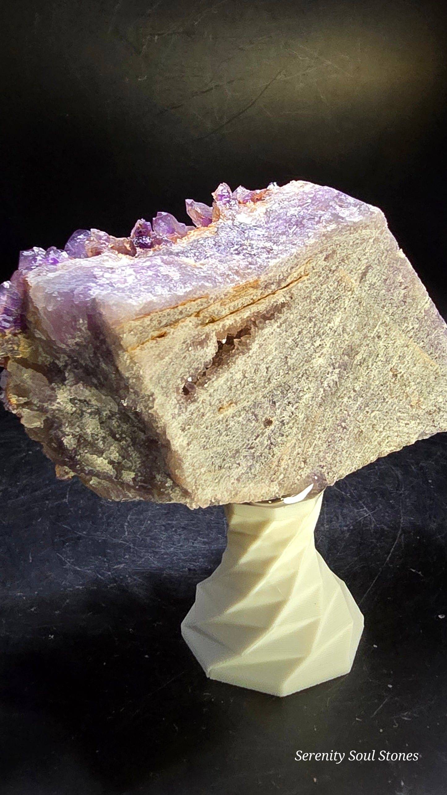 Architectural Open-Point Amethyst Display Cluster – Alaçam, Turkey – 0.58 lbs