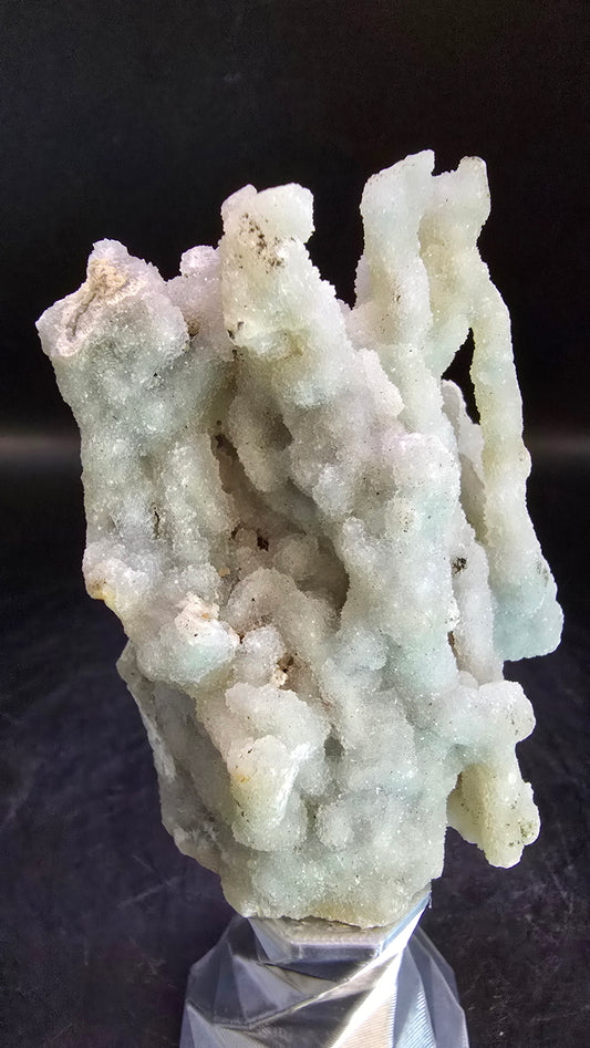 Blue Druzy Chalcedony Stalactite Formation – Maharashtra, India – 67 grams
