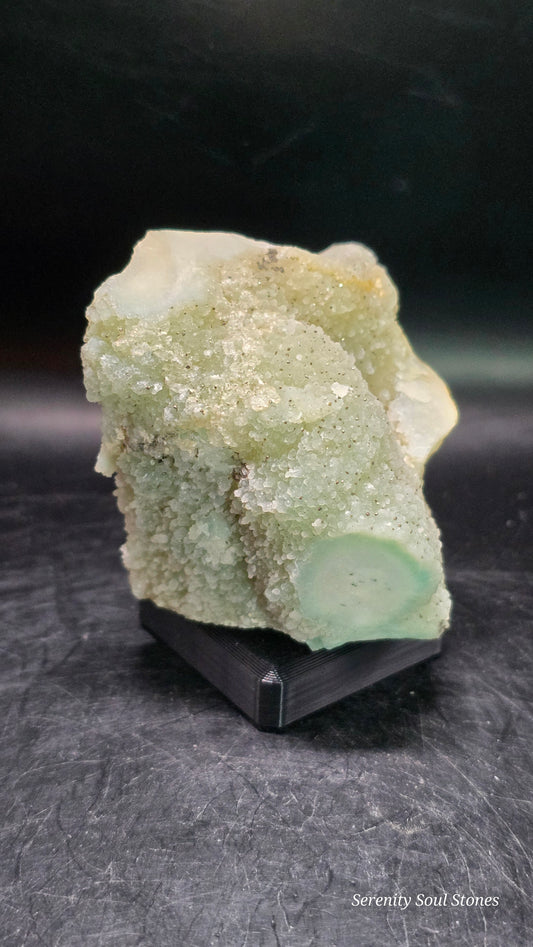 Green Sugar Amethyst with Pyrite – Los Catalanes, Uruguay – 113 g
