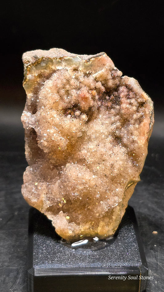 Hematite-Included Golden Sugar Amethyst – Los Catalanes, Uruguay – 61 g