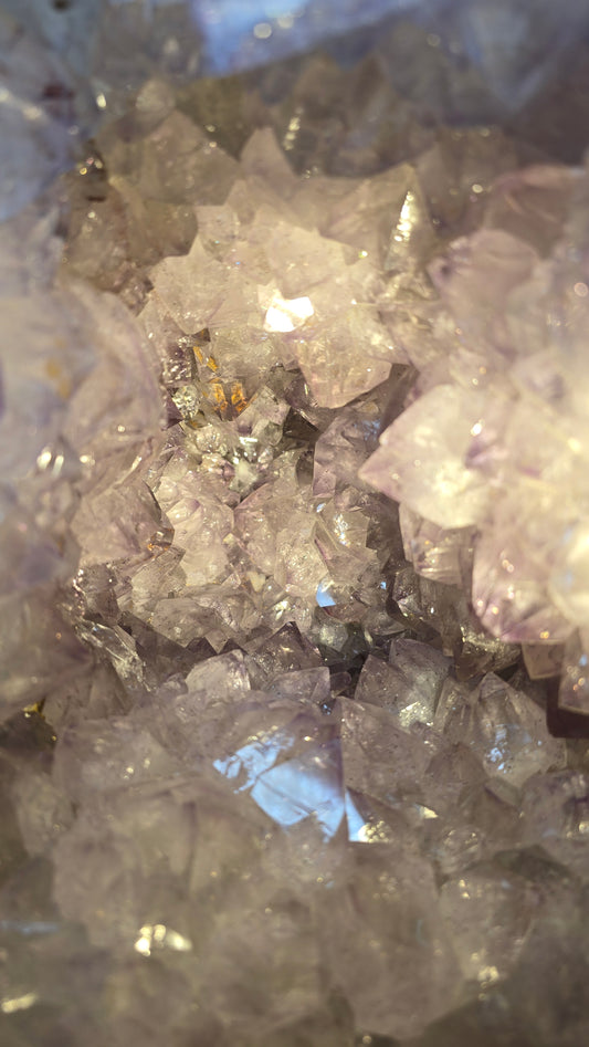 Natural-Back Cornucopia Amethyst Geode – Minas Gerais, Brazil – 65 lbs