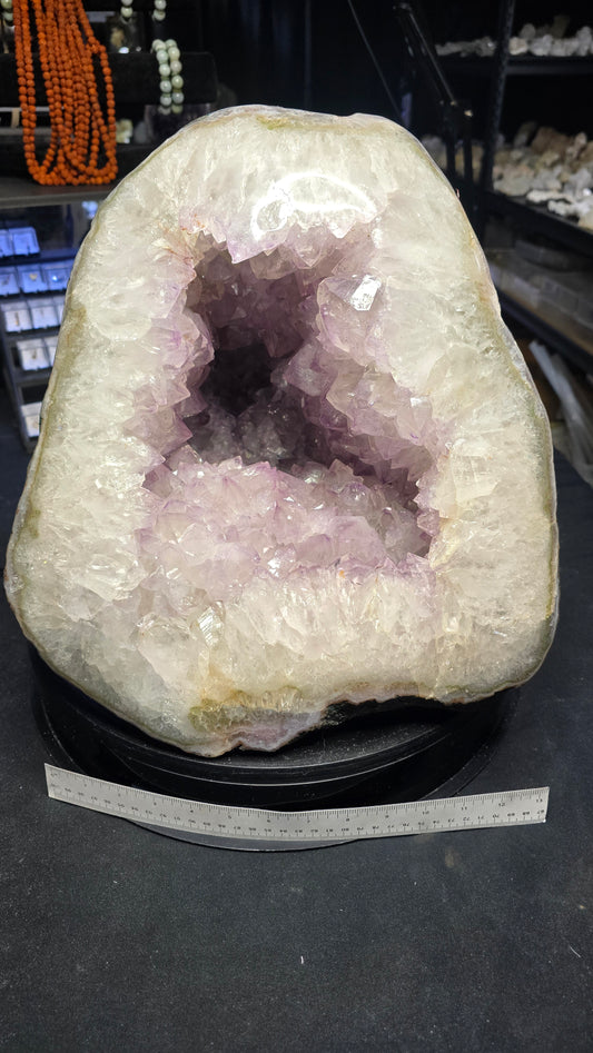 Natural-Back Cornucopia Amethyst Geode – Minas Gerais, Brazil – 65 lbs
