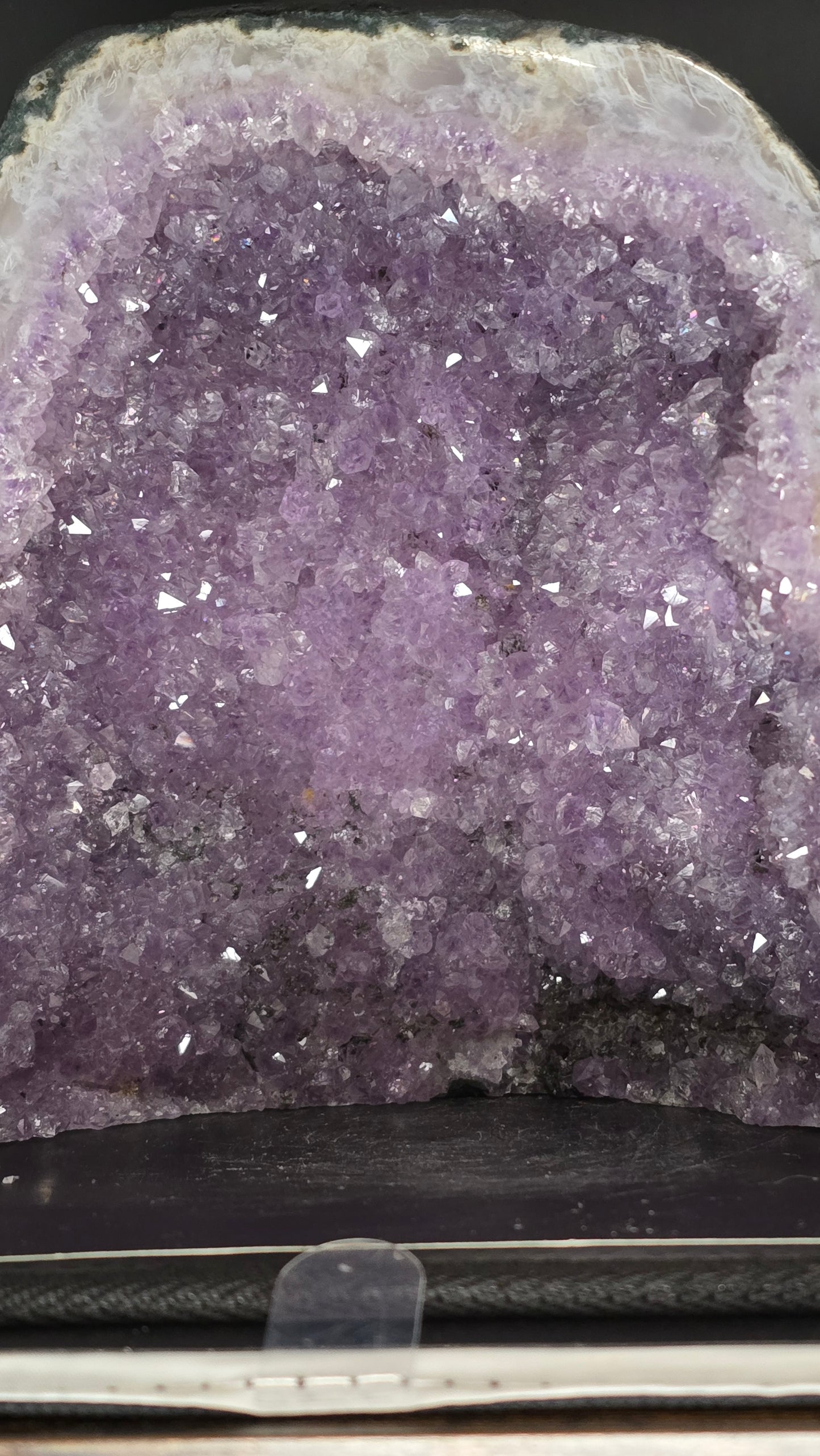 Open-Base Amethyst Cathedral Geode – Brazil – 4.25 lbs