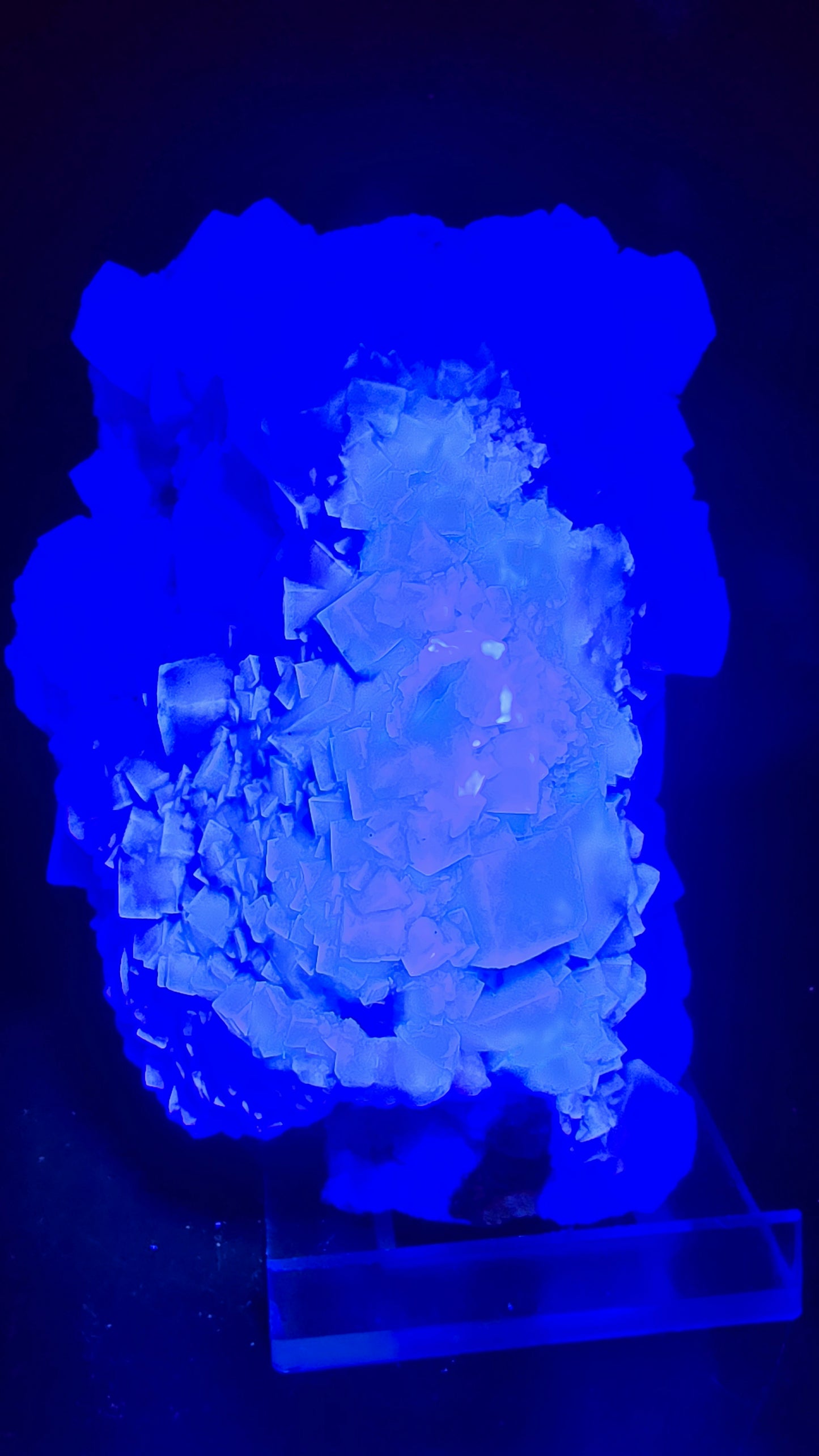 UV-Reactive Green Cubic Fluorite on Matrix – Zhejiang, China – 1.82 lbs