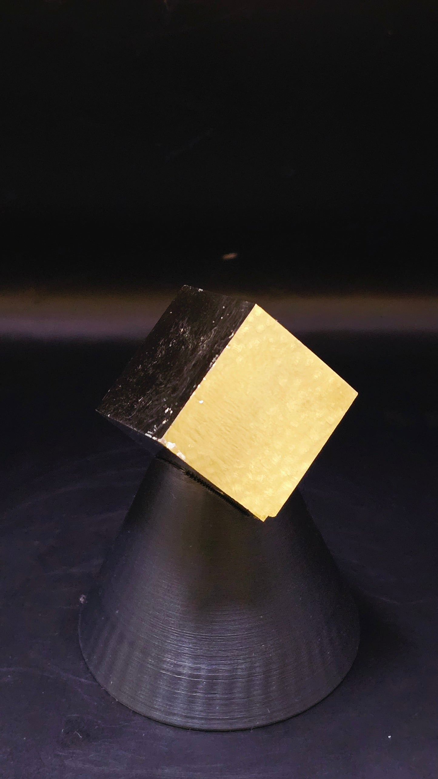 Natural Pyrite Cubic Formation – Huanzala Mine, Peru – 0.19 lbs