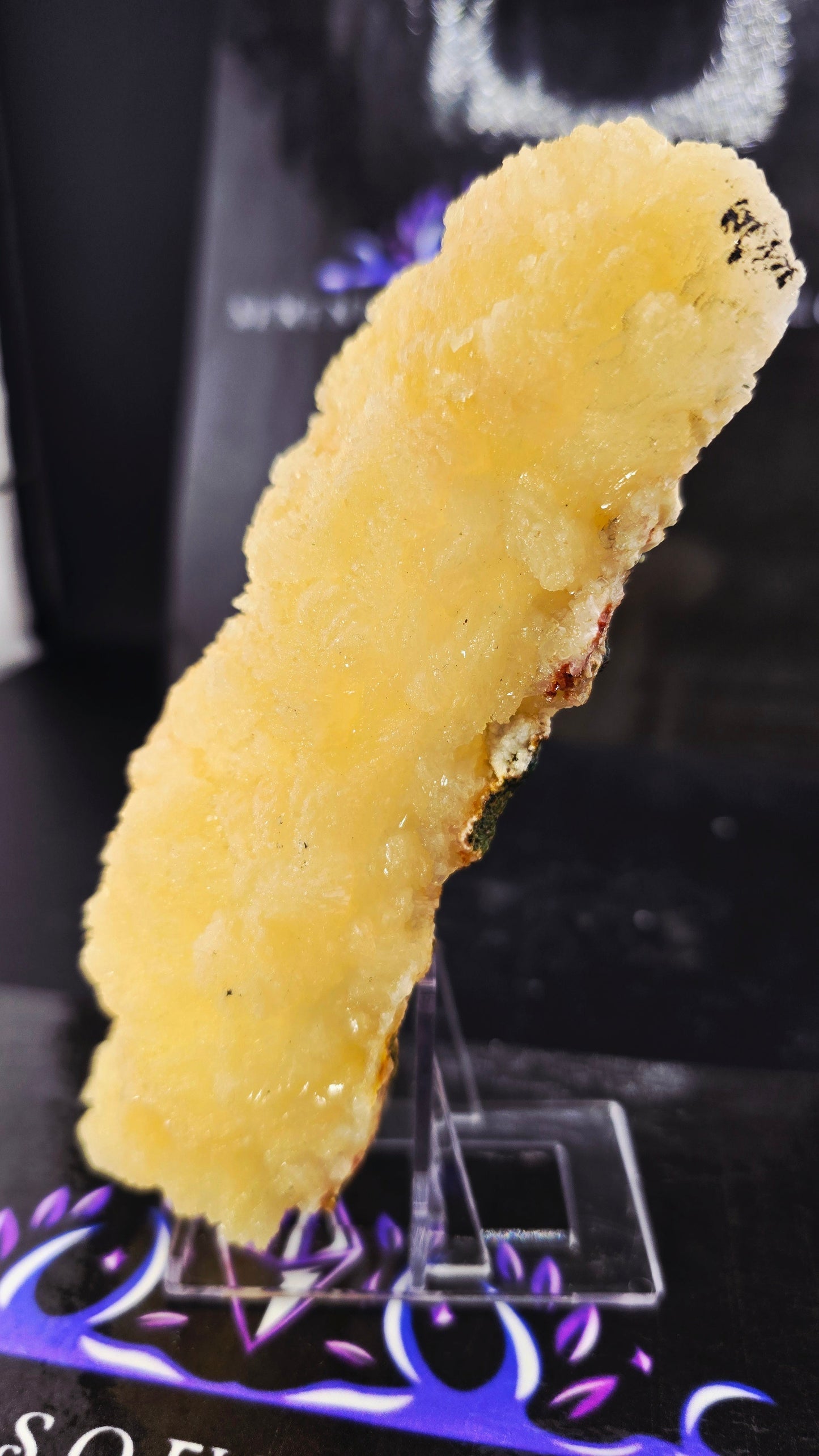 Peach Stilbite Stalactite Formation – 0.82 lbs