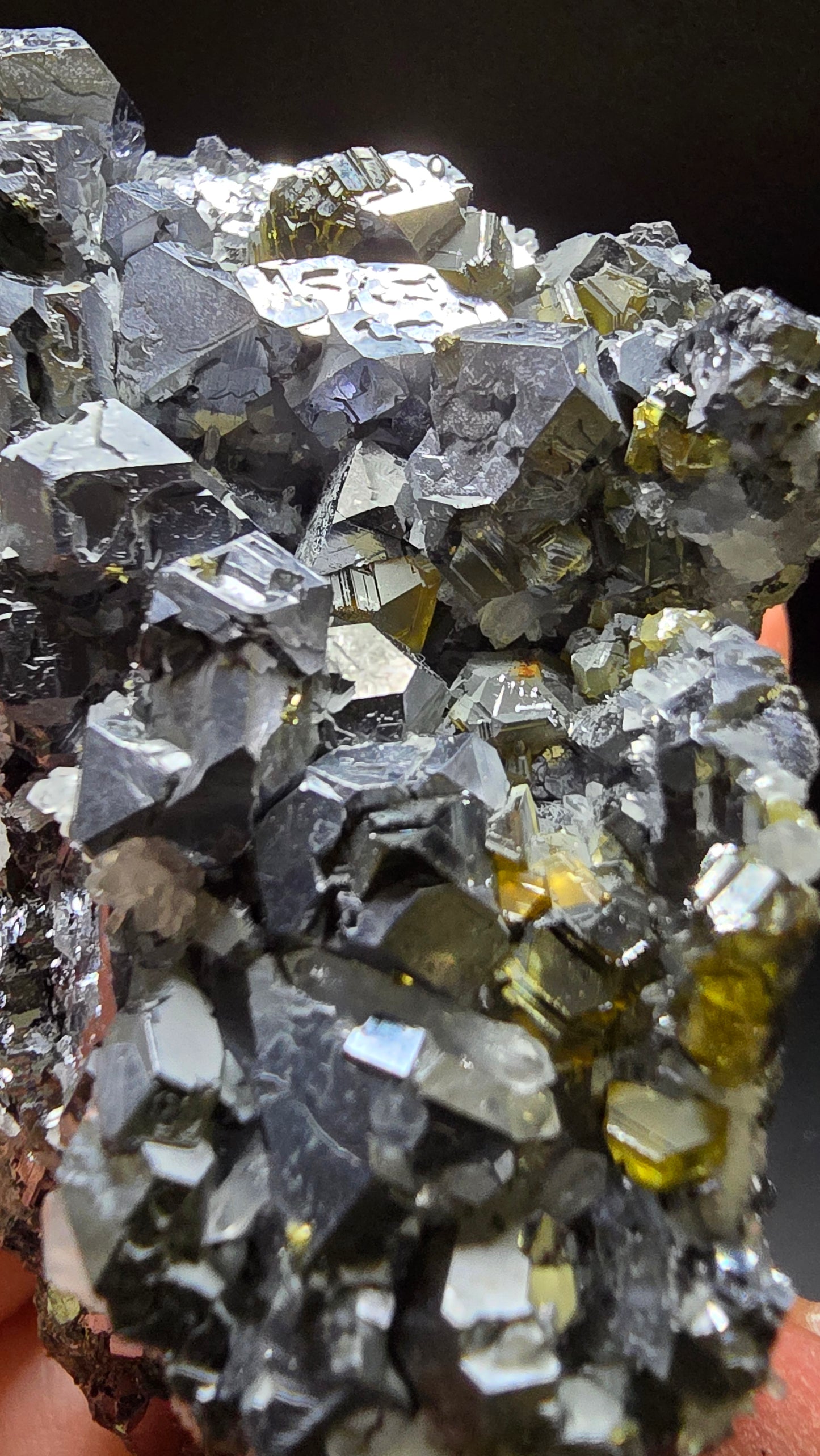 Galena and Quartz Cluster Specimen – 9th September Mine, Bulgaria – 0.56 lbs