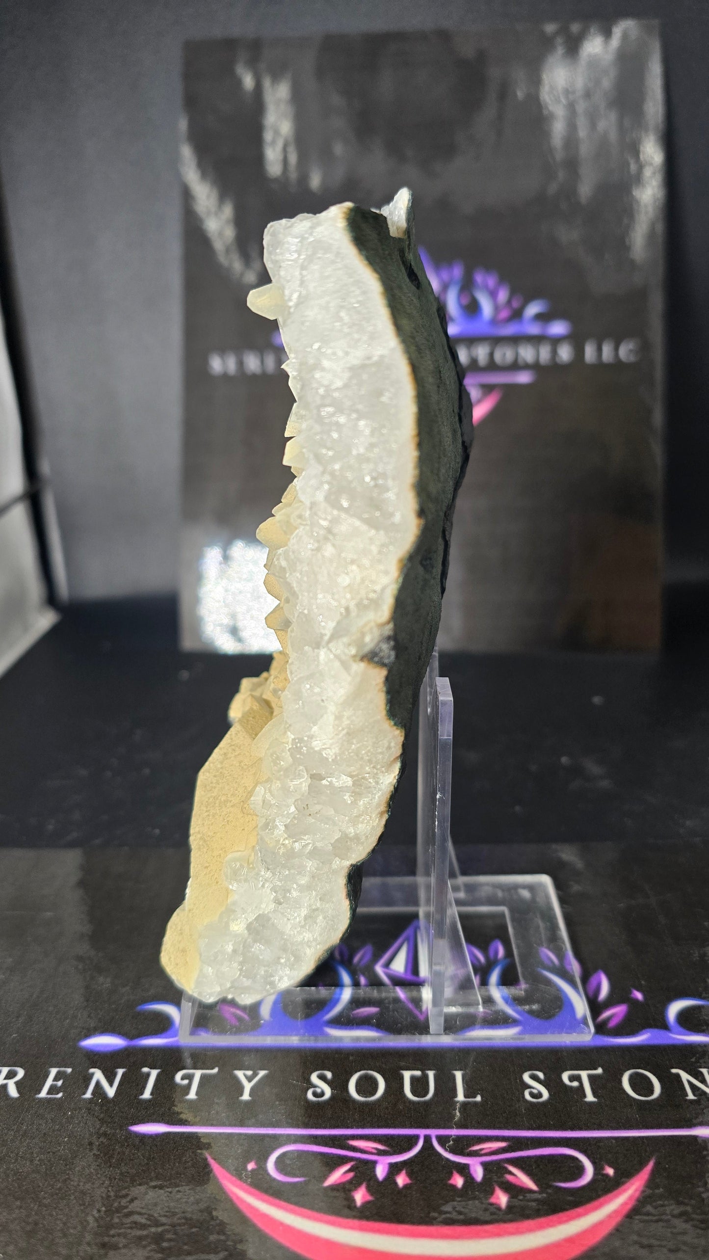 Apophyllite with Golden Desert Druzy – 1.81 lbs