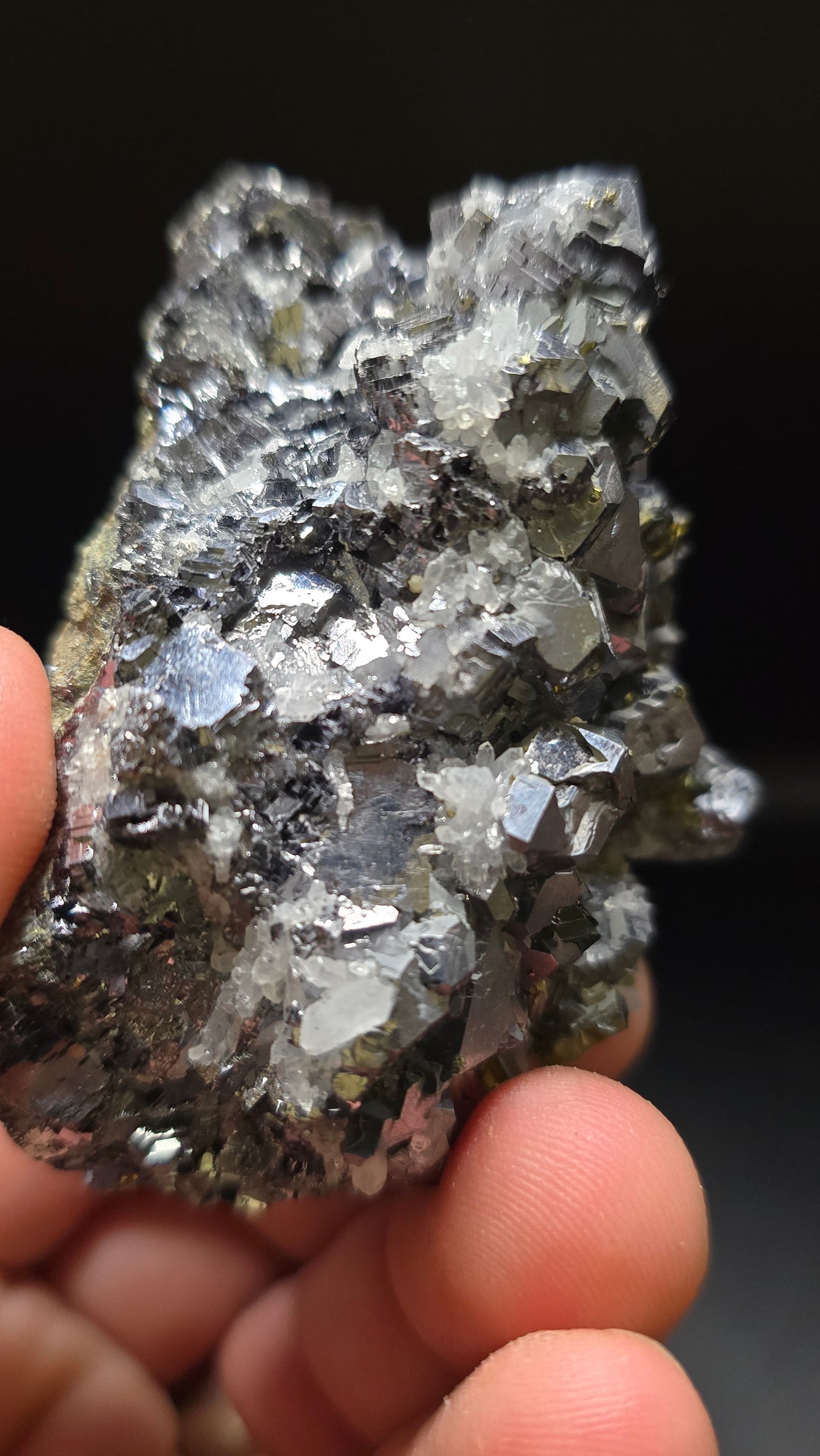 Galena and Quartz Cluster Specimen – 9th September Mine, Bulgaria – 0.56 lbs