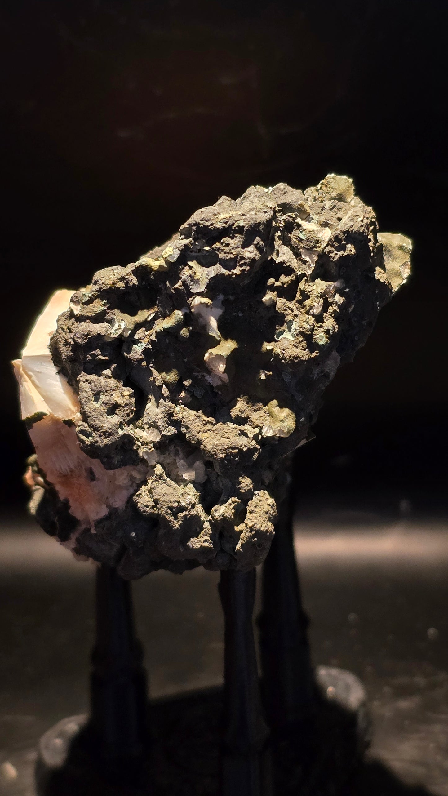 Orange Thomsonite Cluster – India – 0.17 lbs
