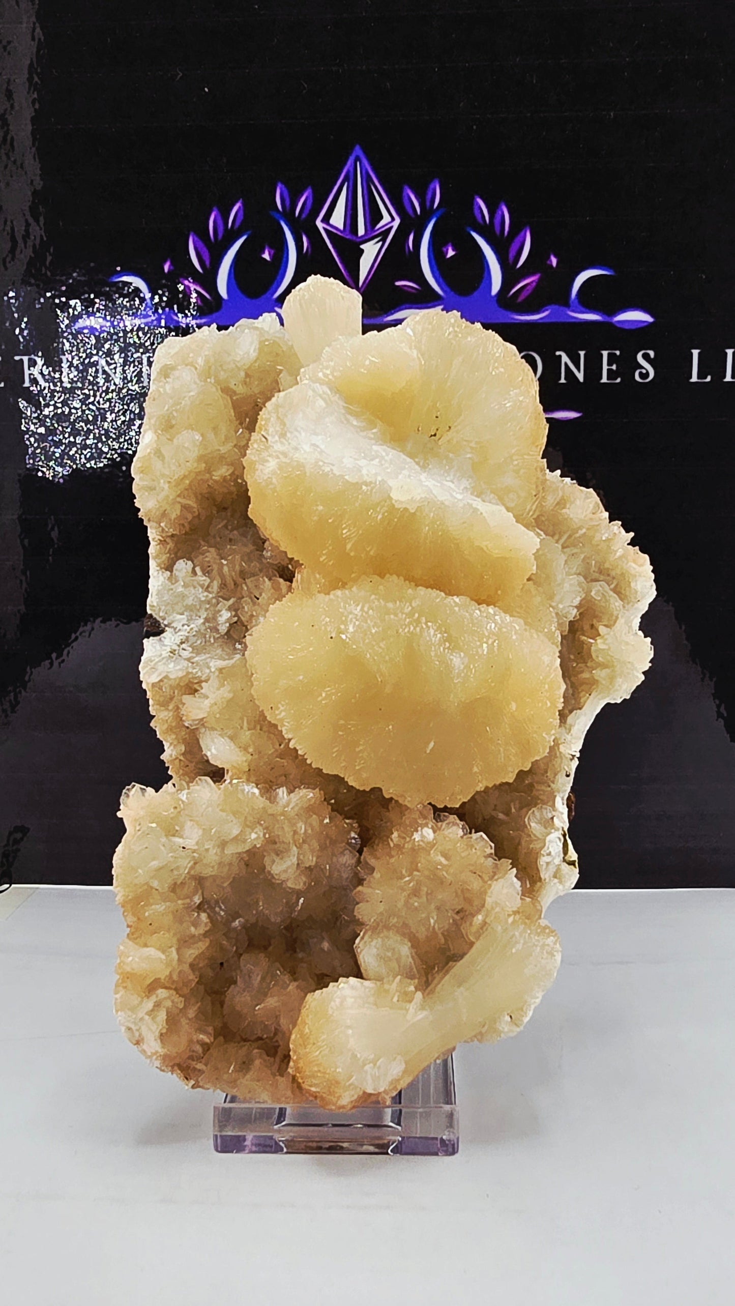 Peach Stilbite – Maharashtra, India – 1.6 lbs
