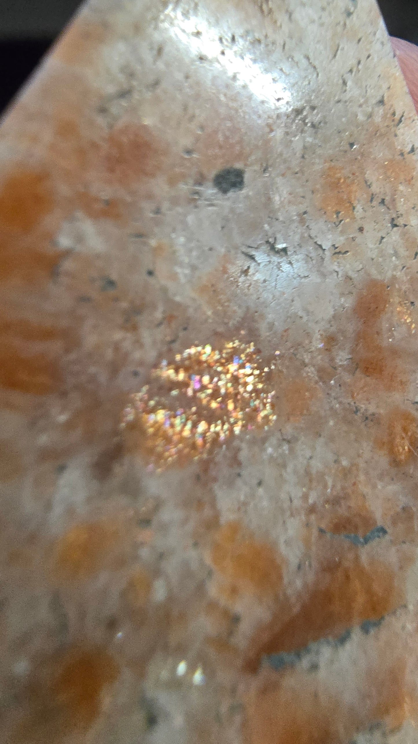 Golden Sunstone Diamond – Oregon, USA – 0.19 lbs