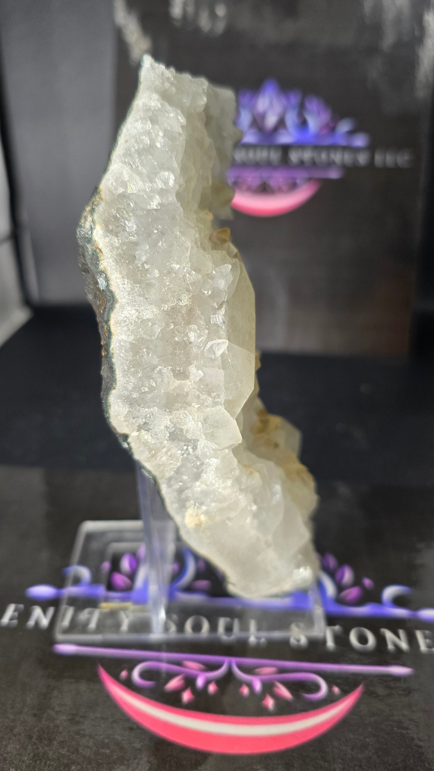 Apophyllite with Golden Desert Druzy – 1.81 lbs