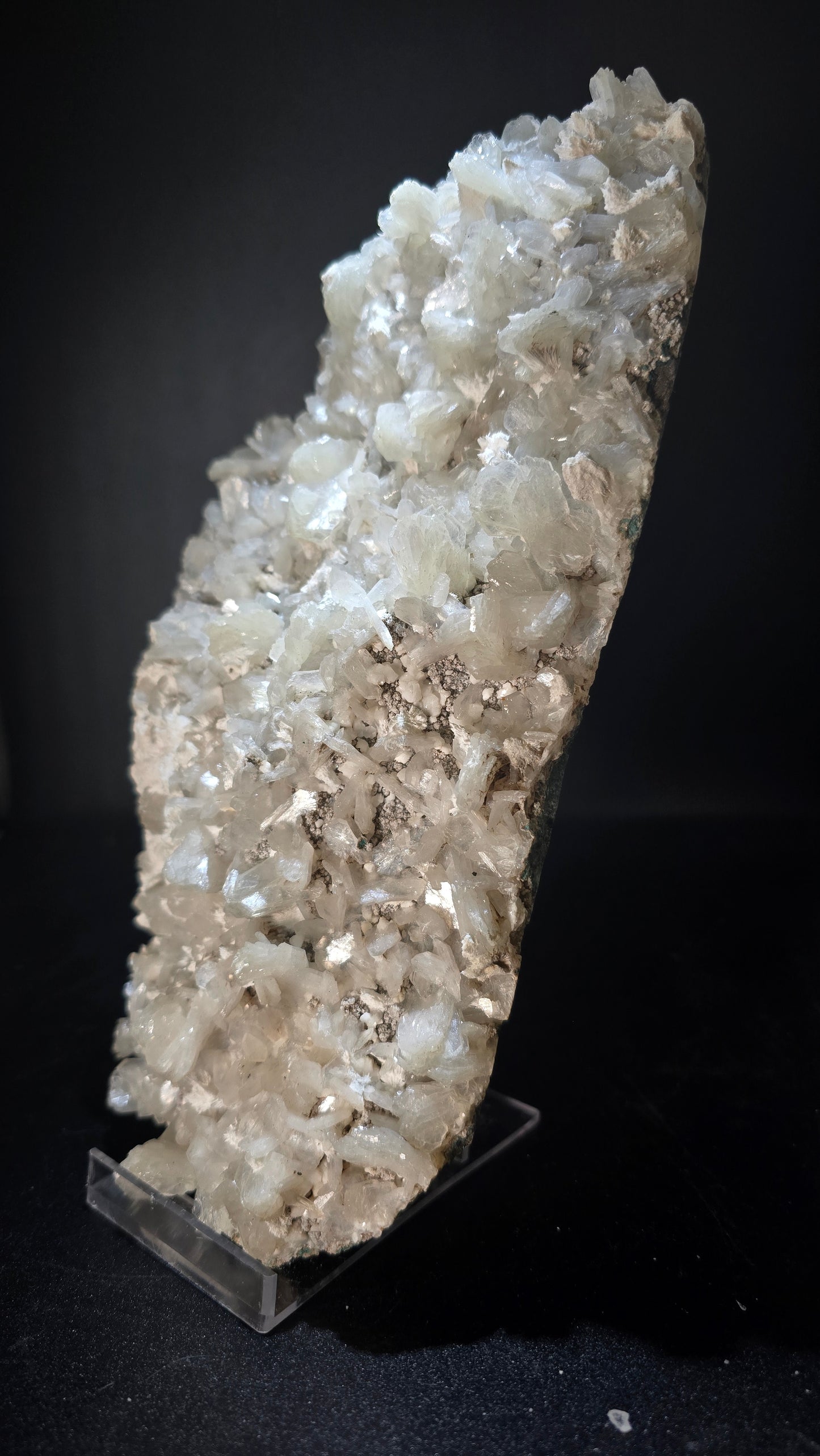 White Pearl Stilbite & Mesolite Specimen – Maharashtra, India – 3.65 lbs
