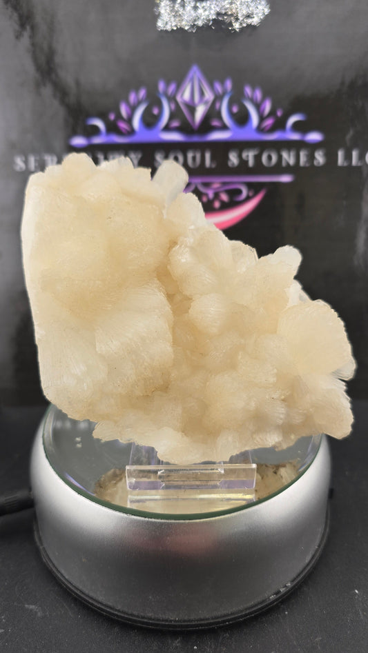 Pearl White Stilbite Cluster