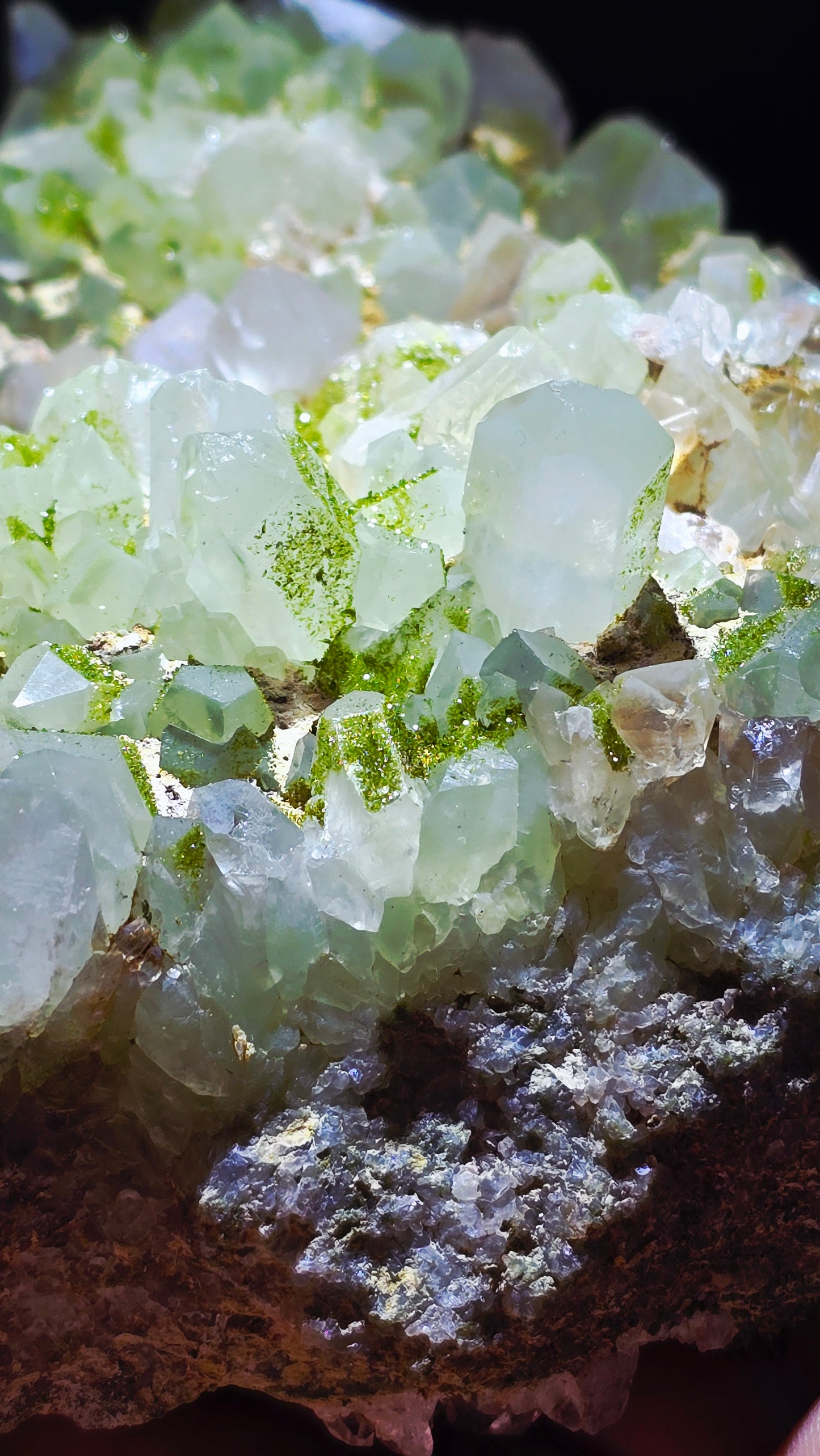 Fairy Forest Epidote & Quartz Cluster – Eastern Anatolia – 2.12 lbs