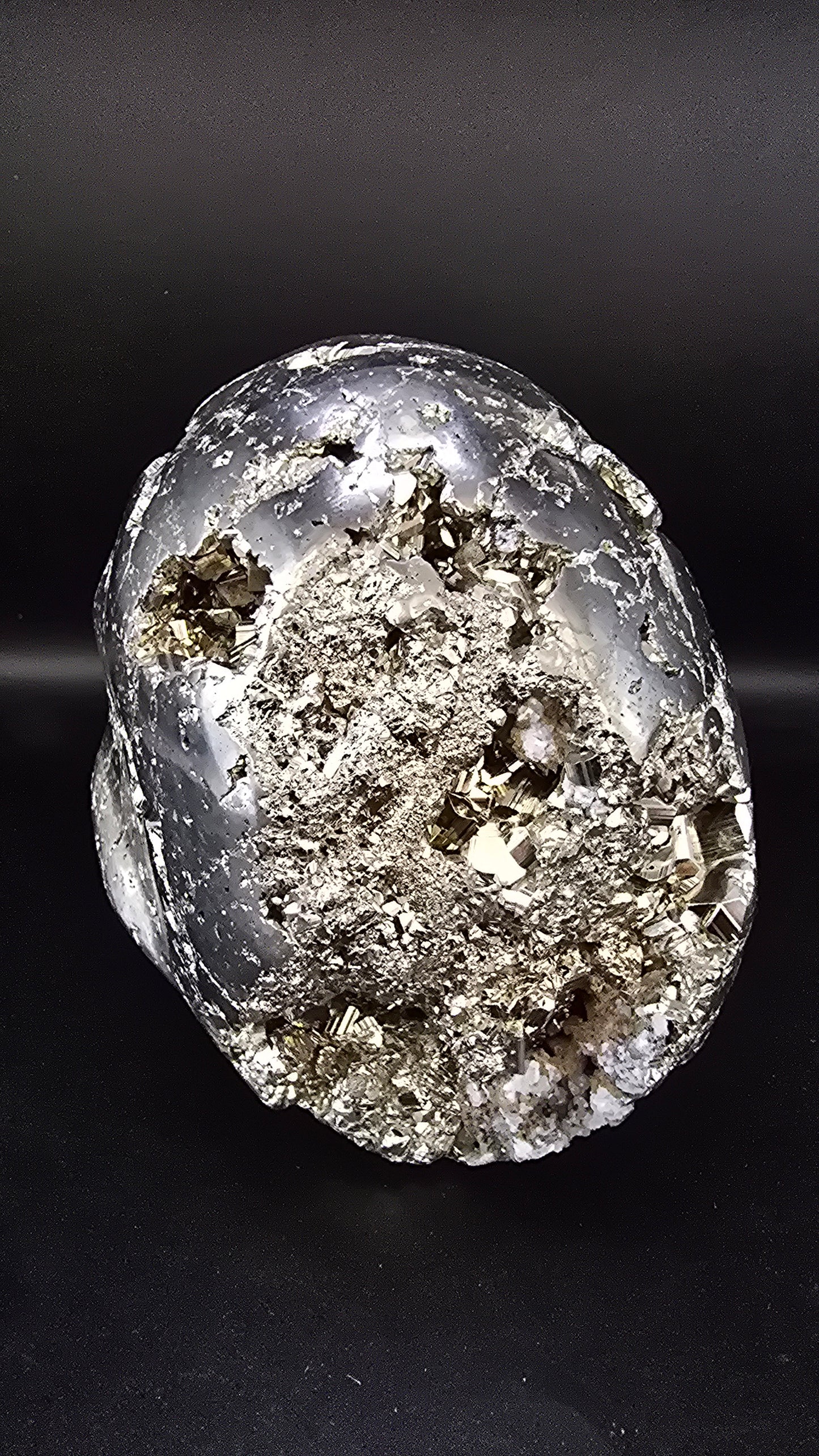 Peruvian Pyrite Skull – 2.42 lbs