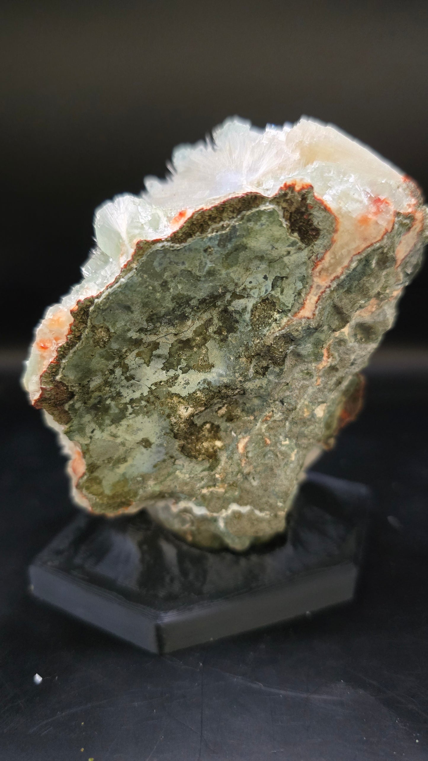 Blue Apophyllite, Scolecite & Stilbite Specimen – Maharashtra, India – 0.62 lbs