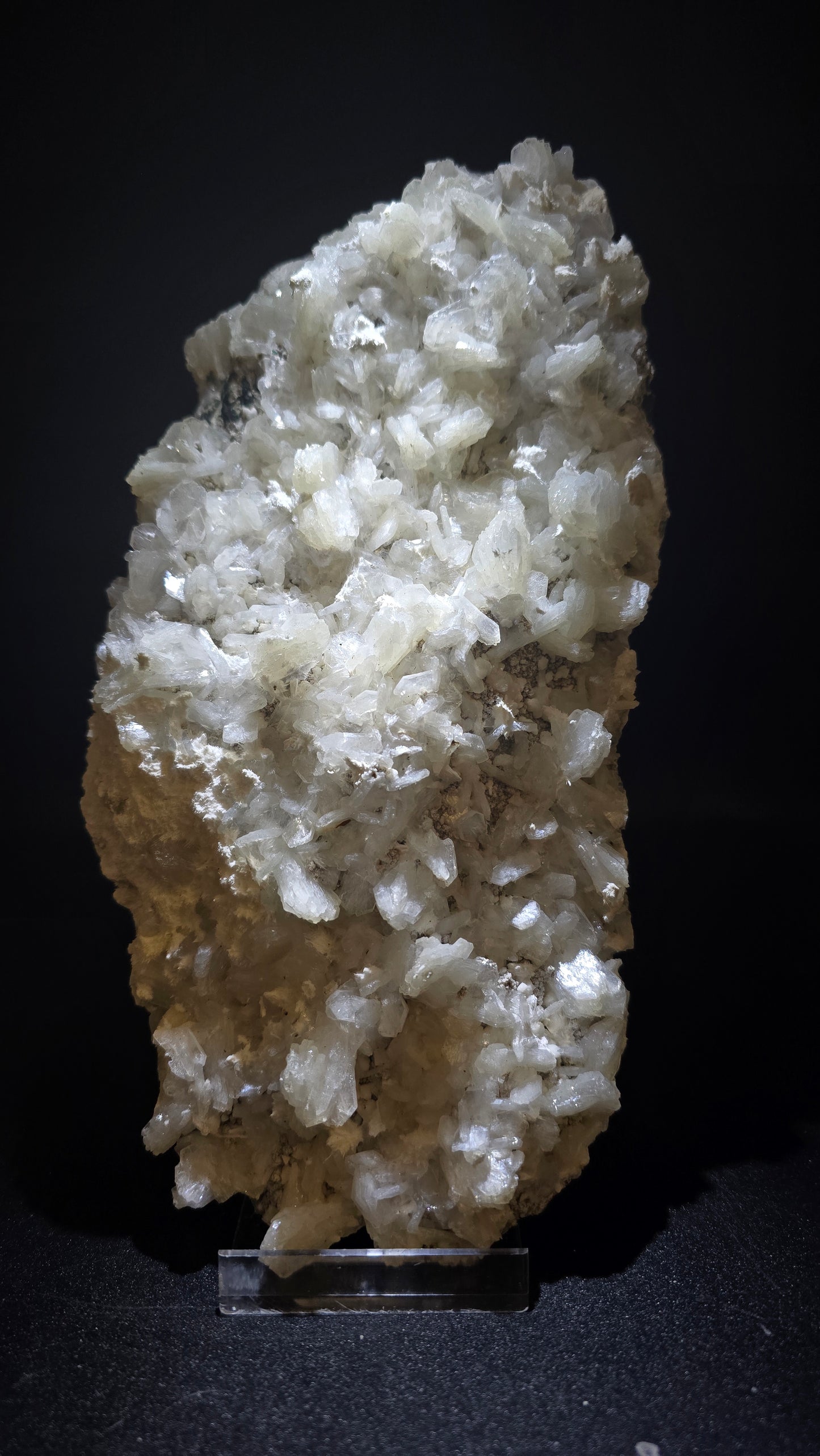 White Pearl Stilbite & Mesolite Specimen – Maharashtra, India – 3.65 lbs